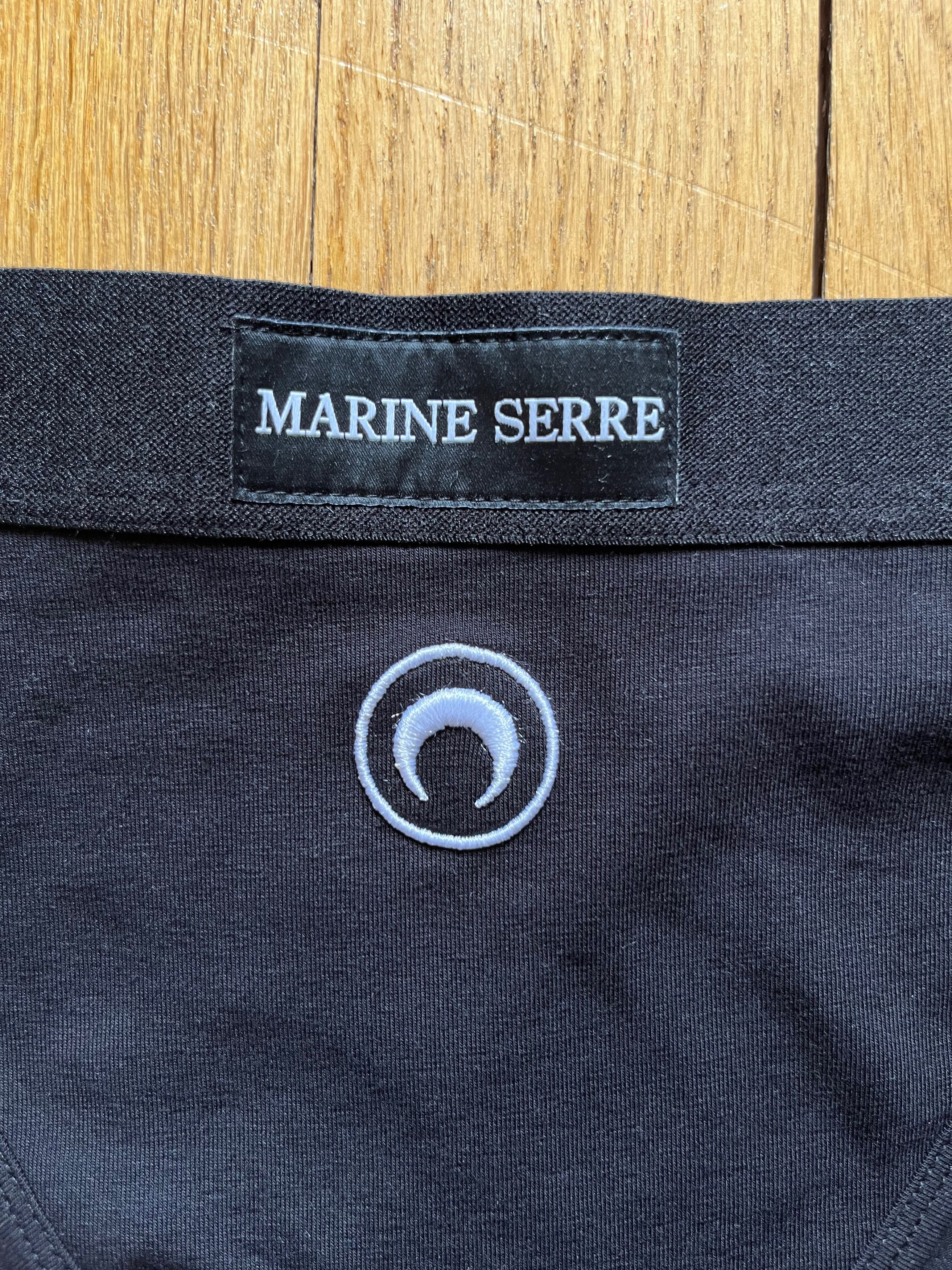 Marine Serre Marine Serre Moon Logo Stretched Jersey High-waist Brief Size ONE SIZE - 3 Thumbnail