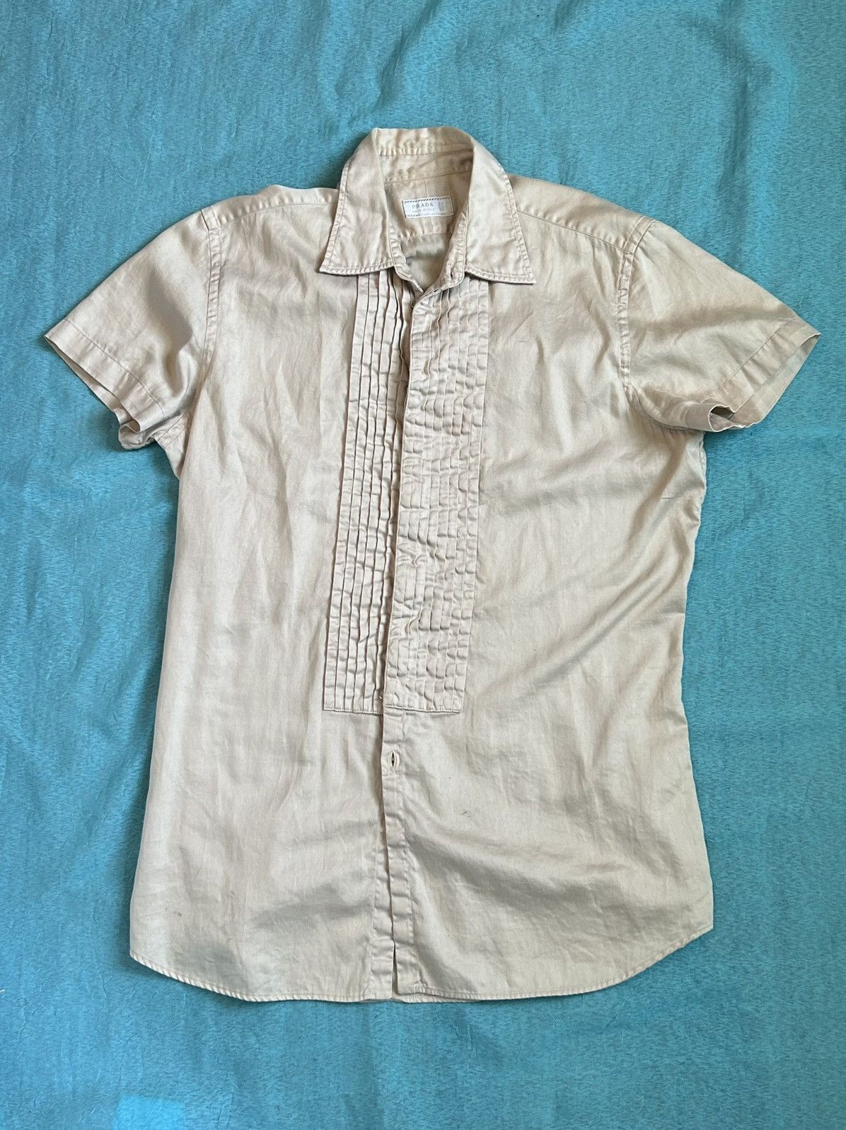 Prada Prada Gold Tuxedo Style Button Up Size US M / EU 48-50 / 2 - 2 Thumbnail