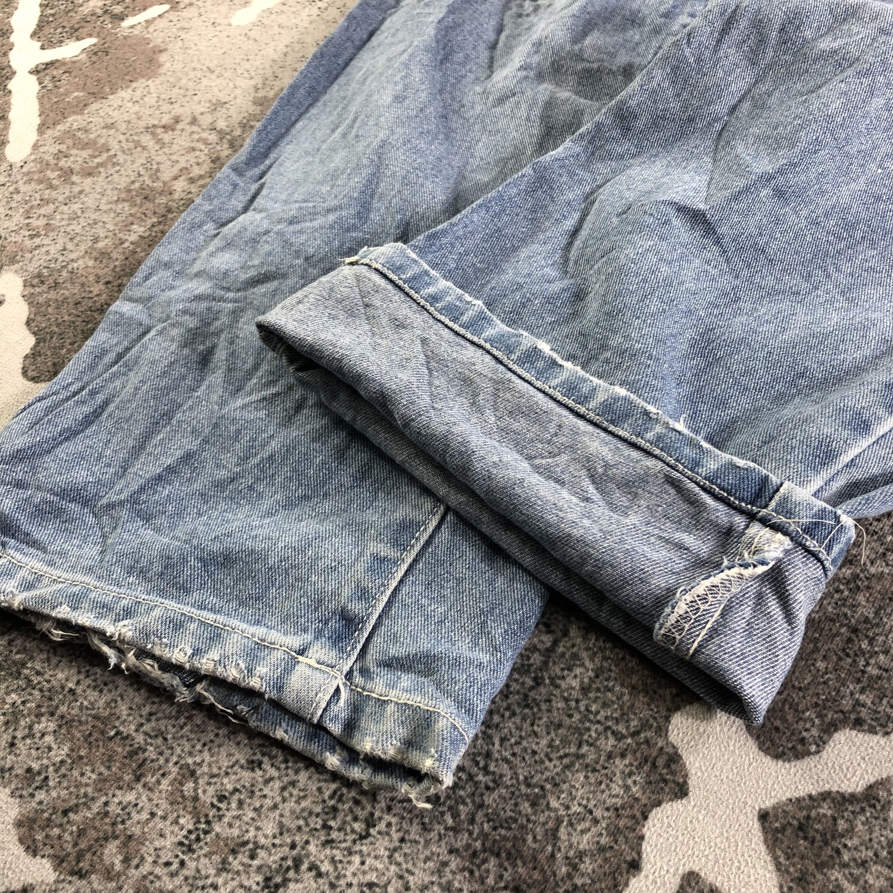 Japanese Brand Vintage Kingson Jeans Ripped Denim KJ3050 Size US 34 / EU 50 - 7 Thumbnail
