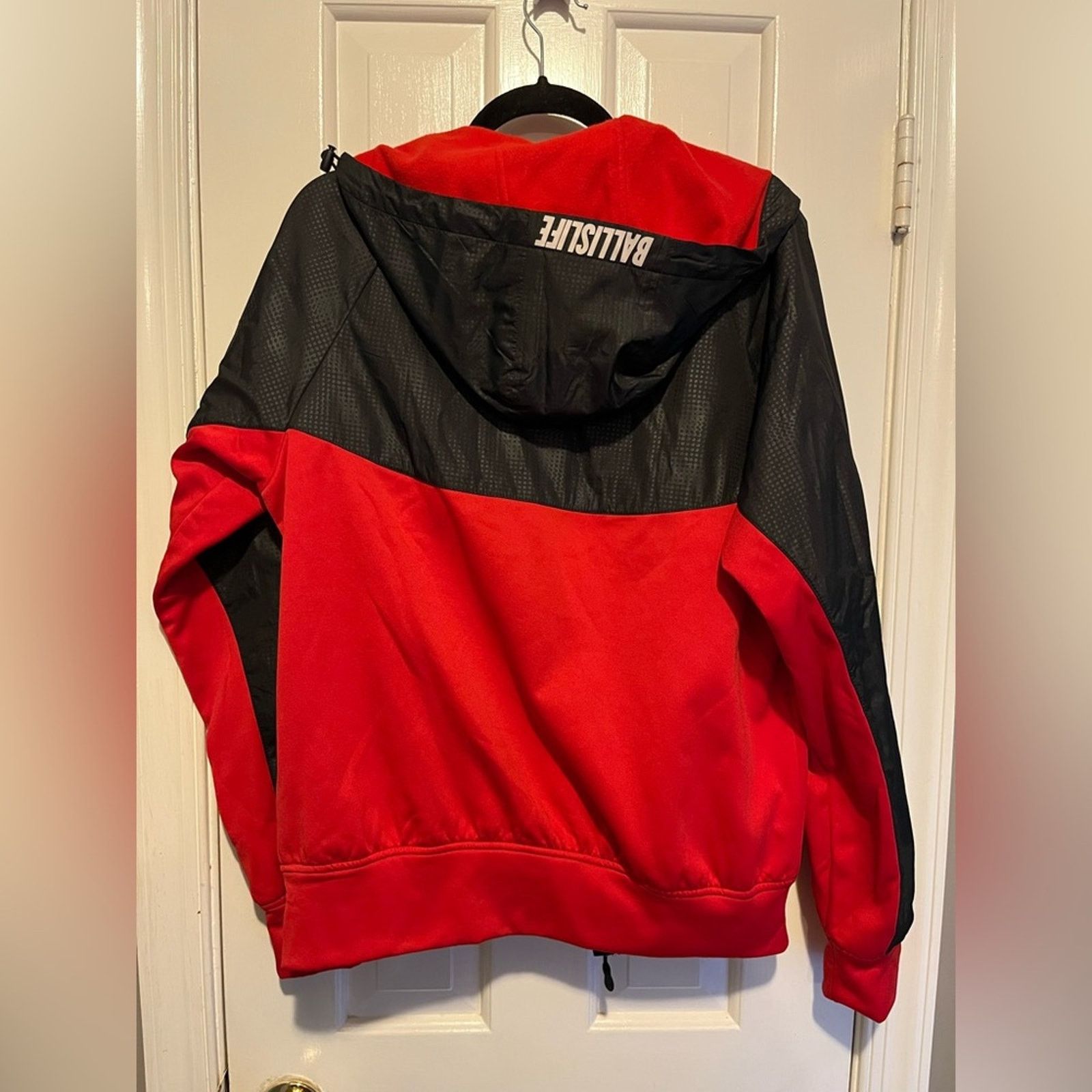 Other × Vintage Ball is Life Hoodie Red Black Zip Jacket Sz S Streetwear BB Size US S / EU 44-46 / 1 - 2 Thumbnail