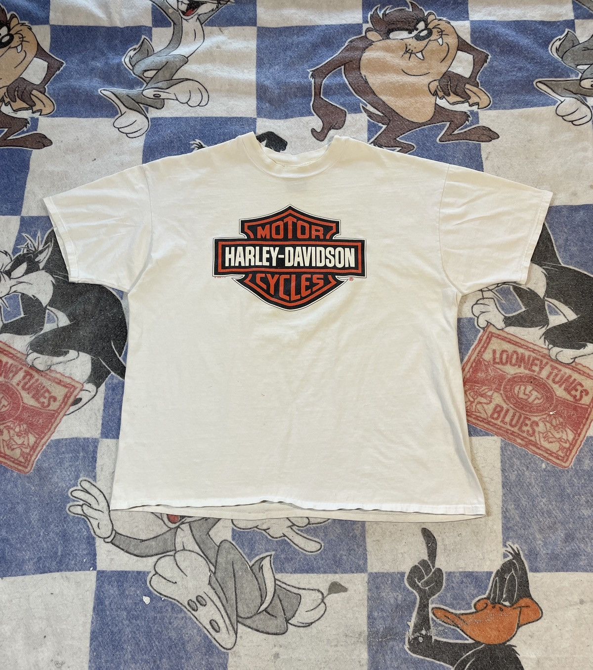 Harley Davidson Vintage Harley big logo tee Size US XL / EU 56 / 4 - 1 Thumbnail