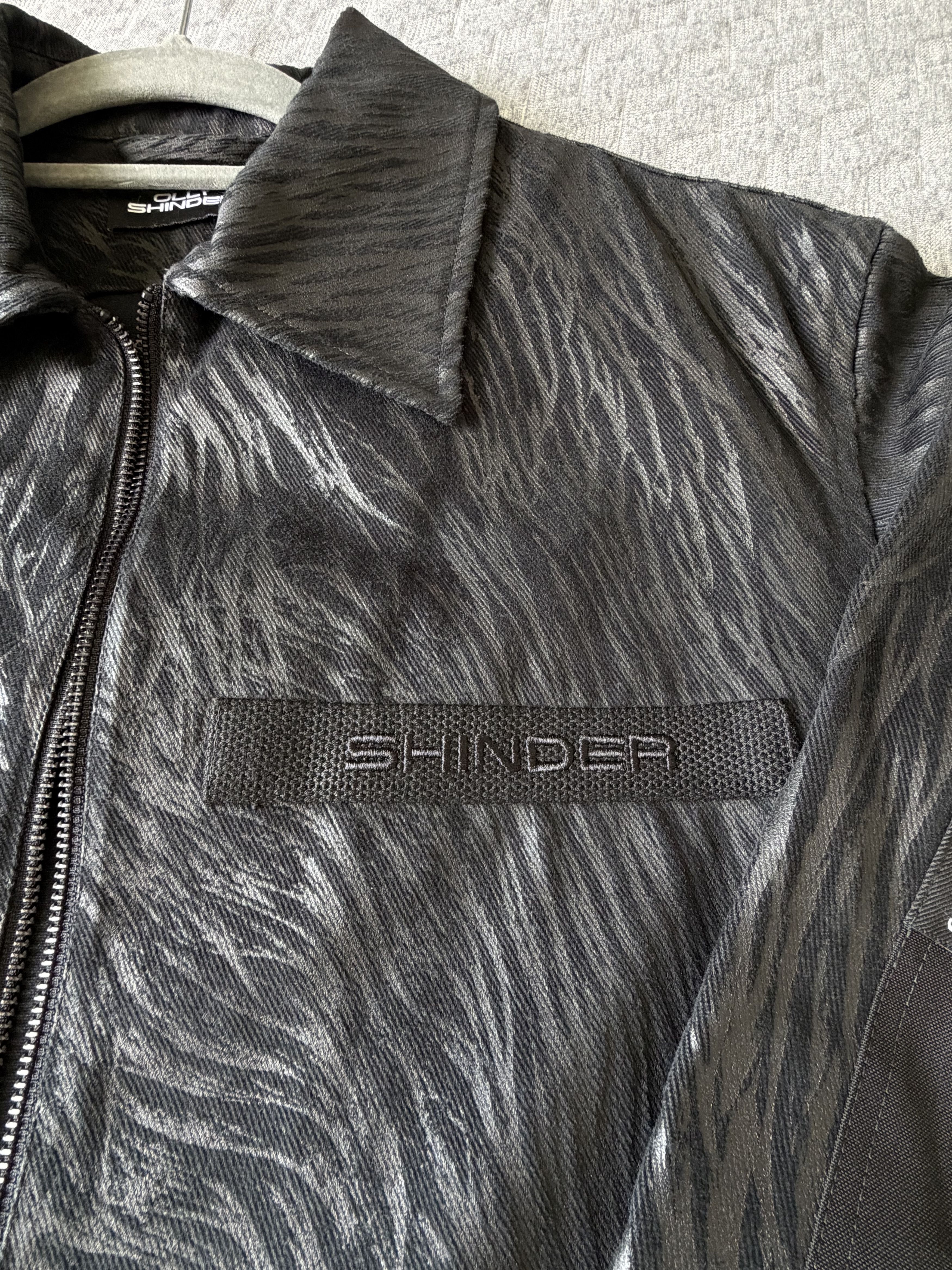 Other Olly Shinder SS25 Gardiner Blouson Jacket Blackcam (Runway) Size US M / EU 48-50 / 2 - 8 Thumbnail