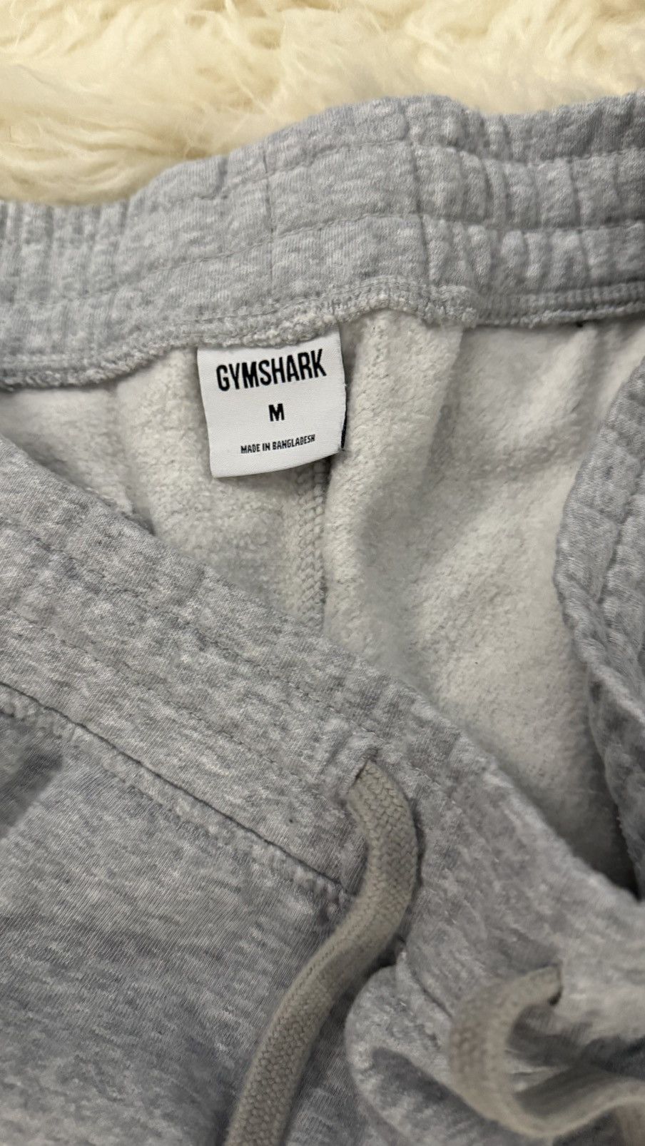 Gymshark Gymshark Crest Joggers - Light Grey Marl, Size Medium Size US 30 / EU 46 - 2 Thumbnail