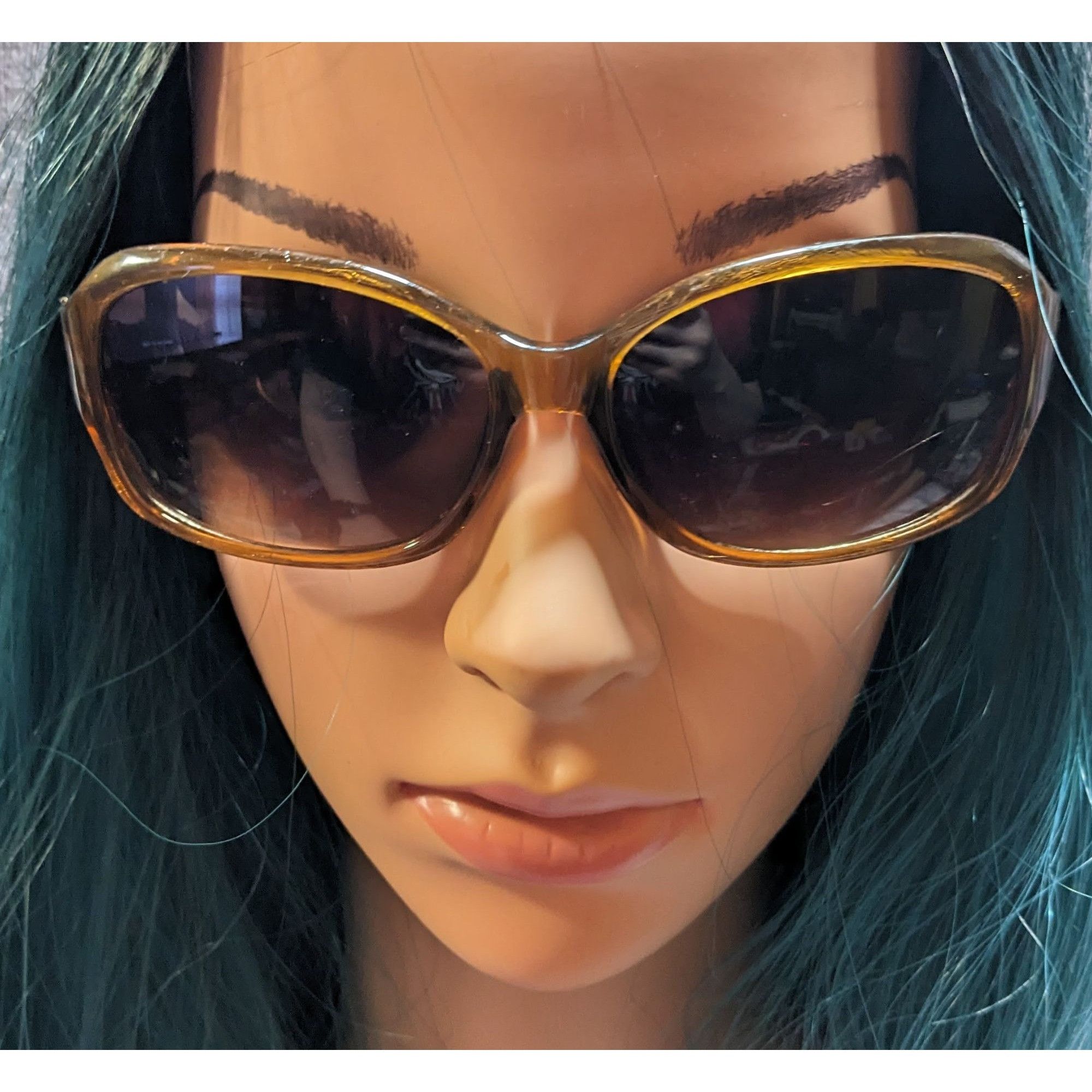 Fossil Fossil 90s Style Brown Retro Fashion Sunglasses Size ONE SIZE - 5 Thumbnail