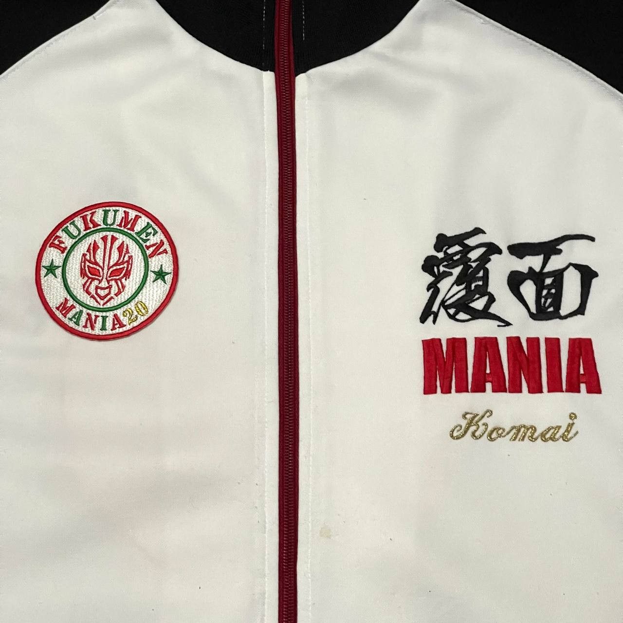 Japanese Brand Vintage Fukumen Mania Sweater Track Jacket Size US XL / EU 56 / 4 - 8 Thumbnail