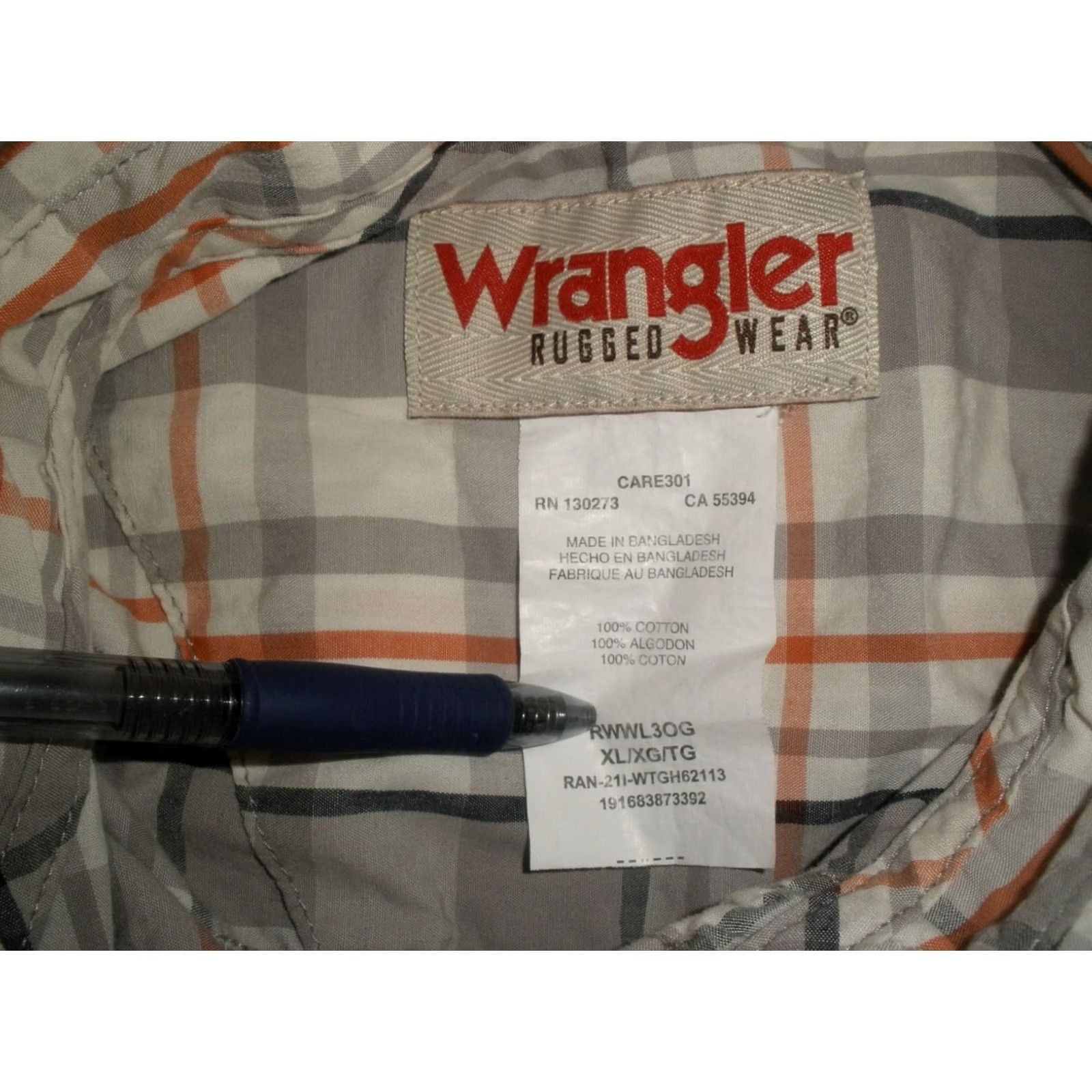 Wrangler VINTAGE Wrangler Shirt? (This is not vintage) Size US XL / EU 56 / 4 - 4 Thumbnail