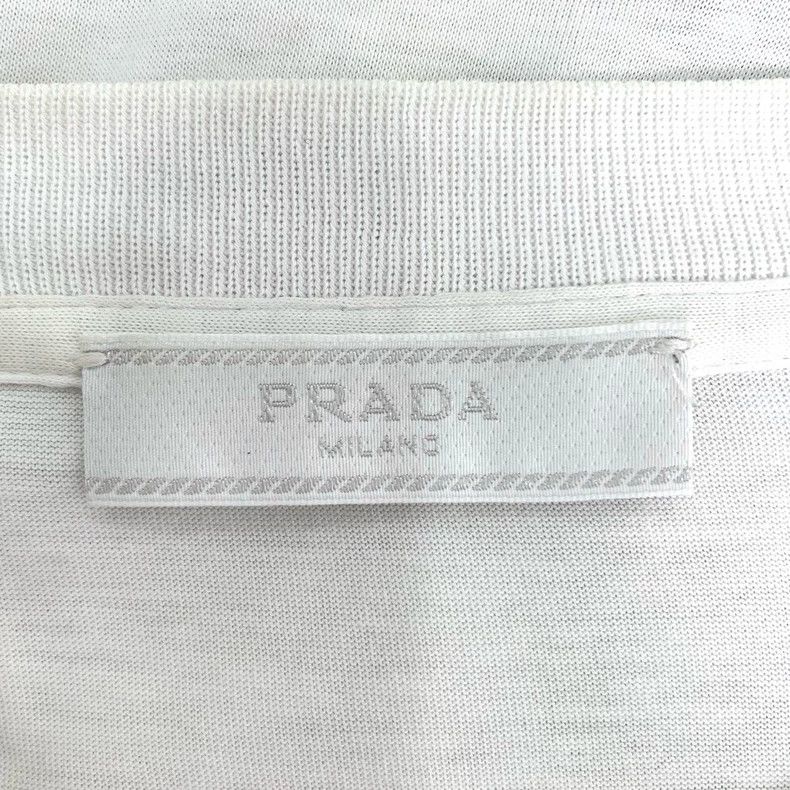 Prada Prada Portrait pattern printed round-neck white cotton shor Size US M / EU 48-50 / 2 - 5 Thumbnail