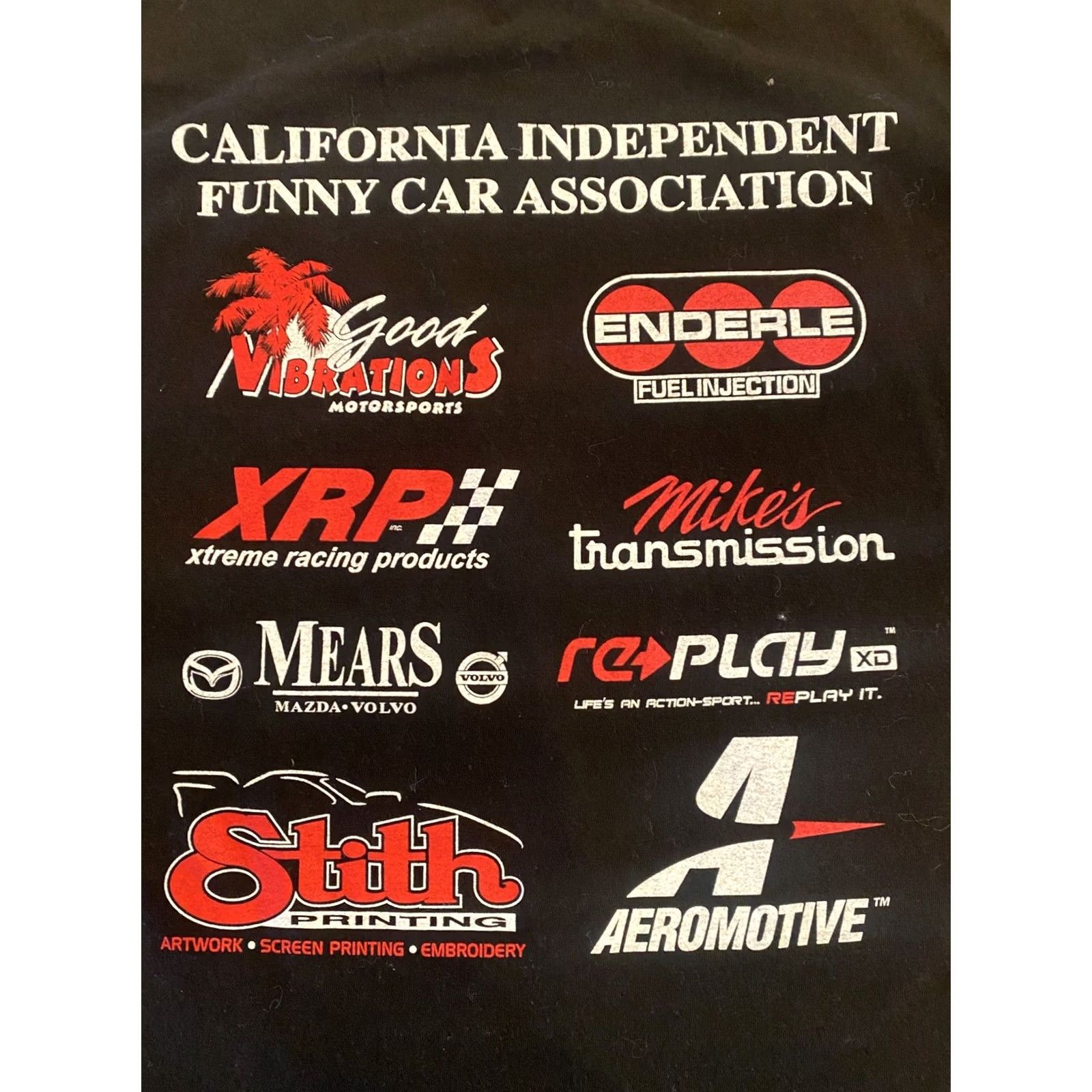 Vintage CIFCA California Funny Car Association Black T-Shirt Mens L LG Shirt Cars Funny Size US L / EU 52-54 / 3 - 6 Thumbnail