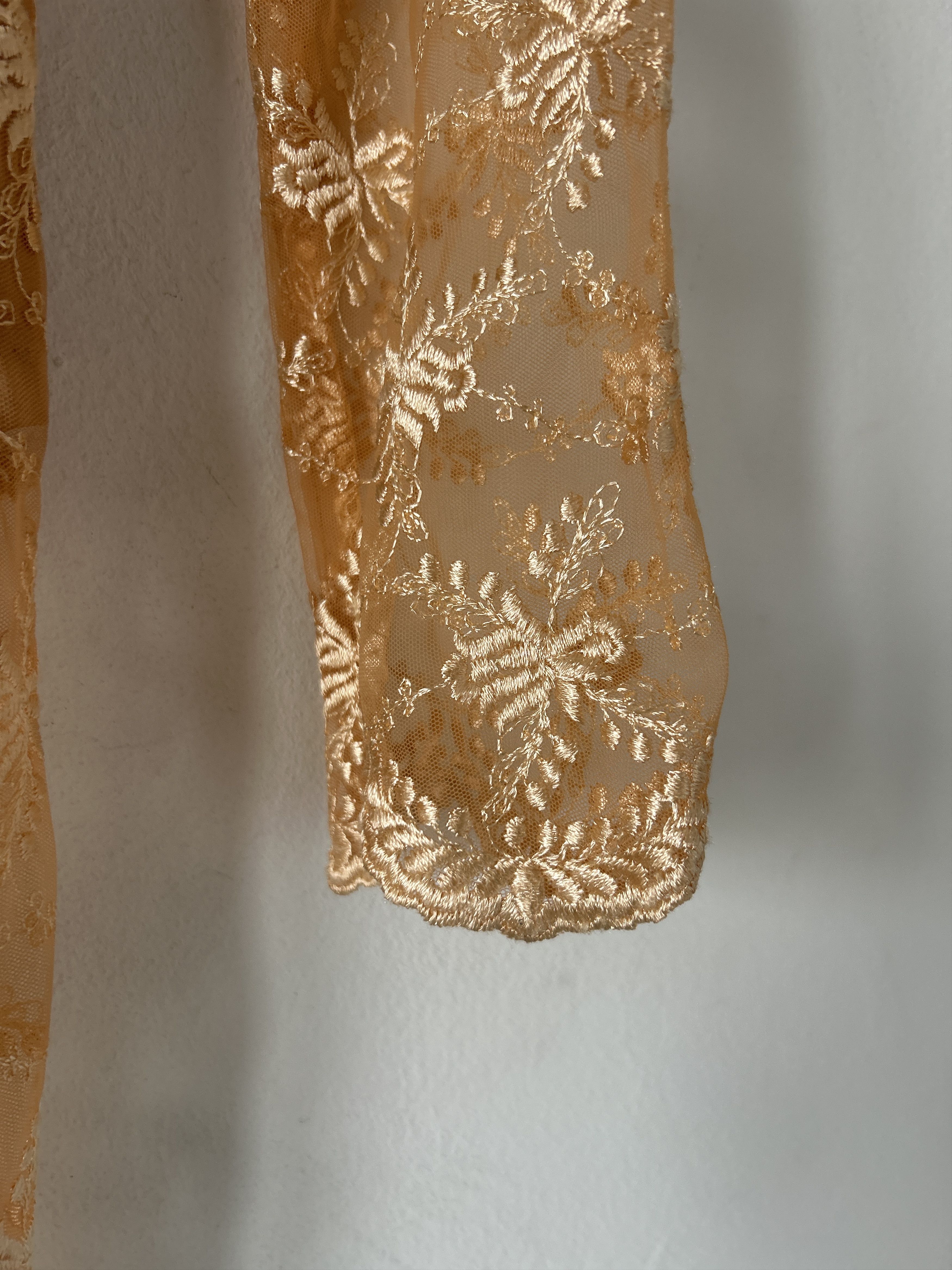 Vintage Vintage Orange Lace Kebaya Dress Size M / US 6-8 / IT 42-44 - 13 Thumbnail