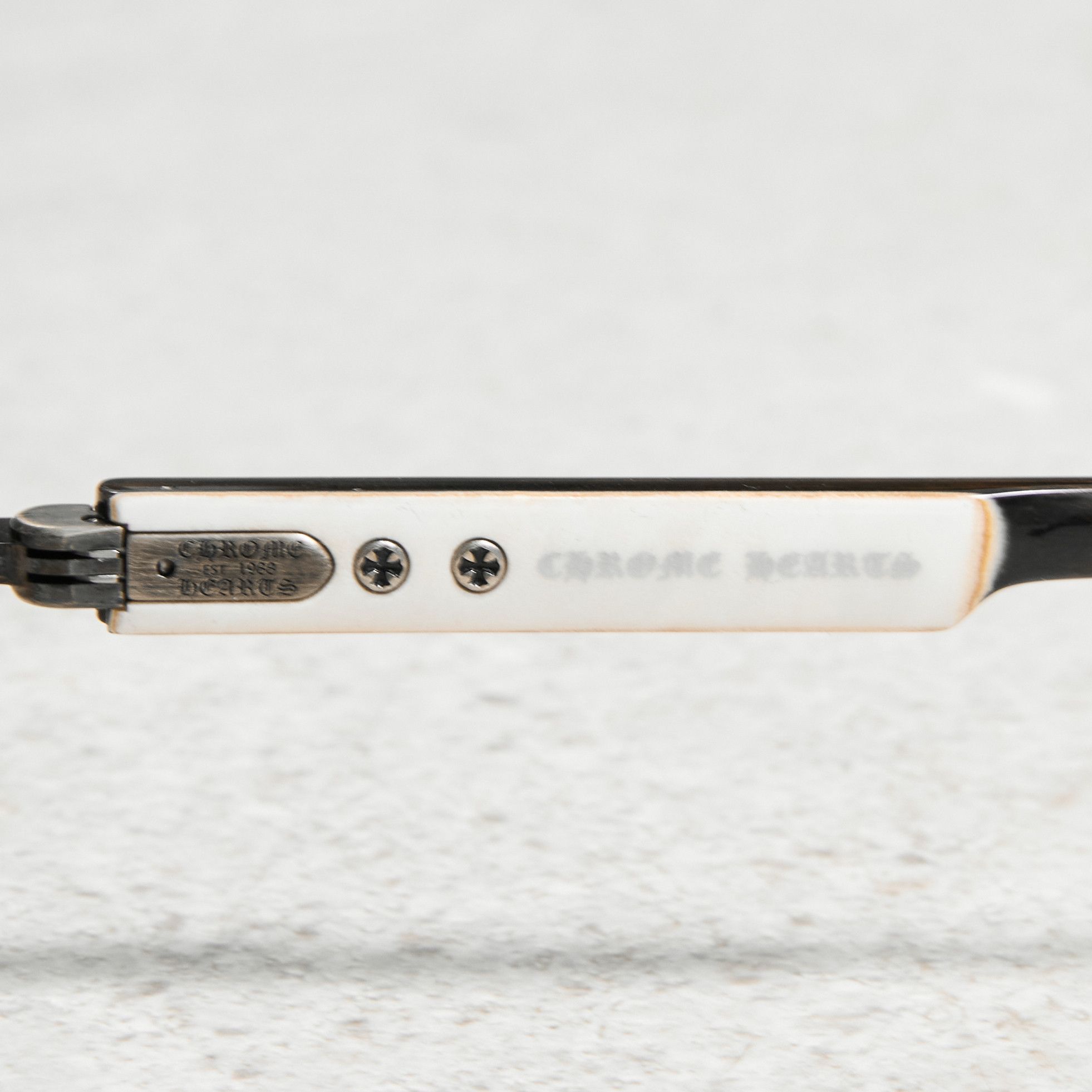 Chrome Hearts CHROME HEARTS DEEP II Antique Silver/White Ebony Wood-PV Size ONE SIZE - 3 Thumbnail