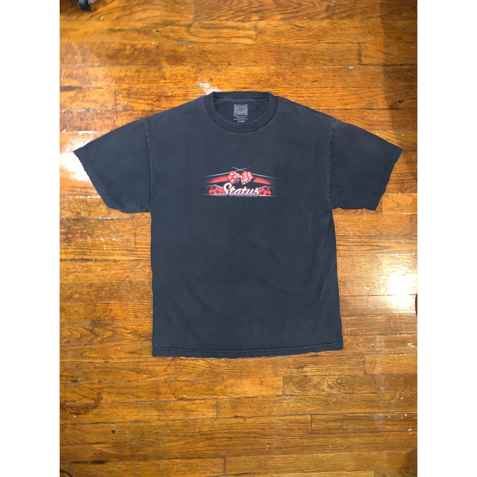 Other Y2K Status Graphic T Shirt L Dice Skull Casino Streetwear Size US L / EU 52-54 / 3 - 2 Thumbnail