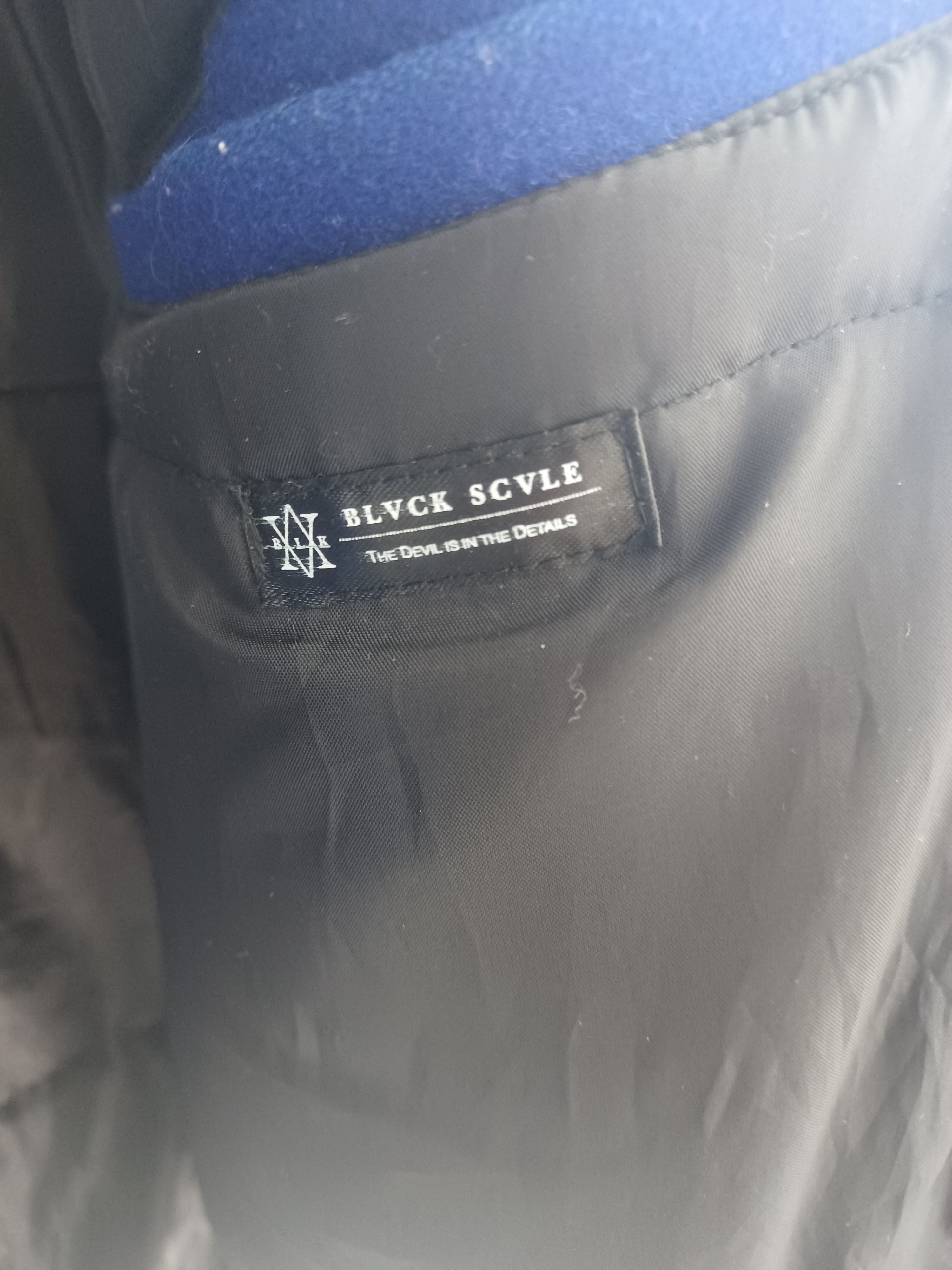 Black Scale Leather sleeved bomber Size US XXL / EU 58 / 5 - 4 Thumbnail