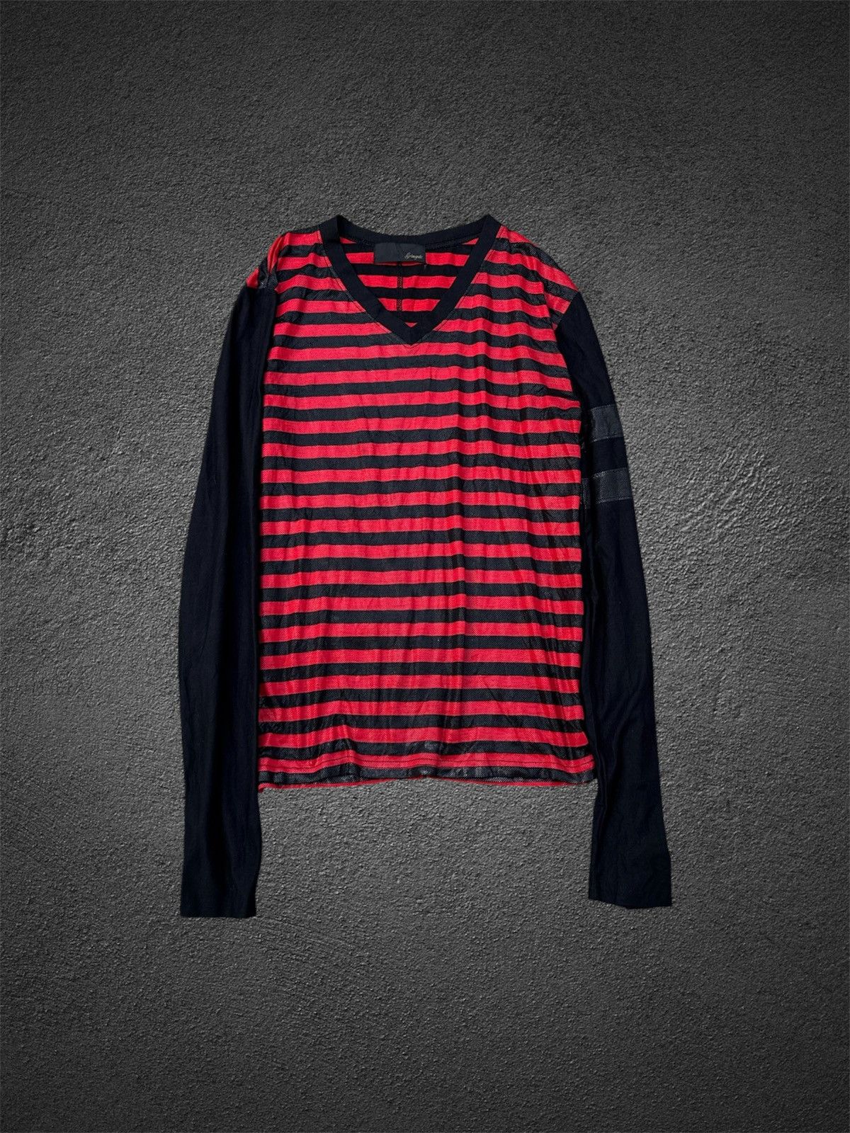 Schlussel Wax Striped Long Sleeve 14th styled grimgate Size US M / EU 48-50 / 2 - 1 Thumbnail