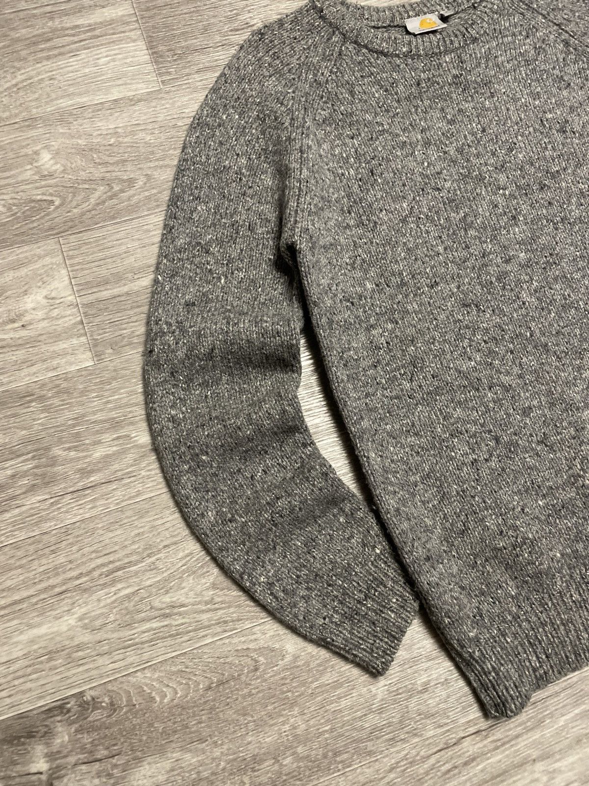 Carhartt Vintage Carhartt Gray Wool Knit Anglistic Sweater Size US S / EU 44-46 / 1 - 4 Thumbnail