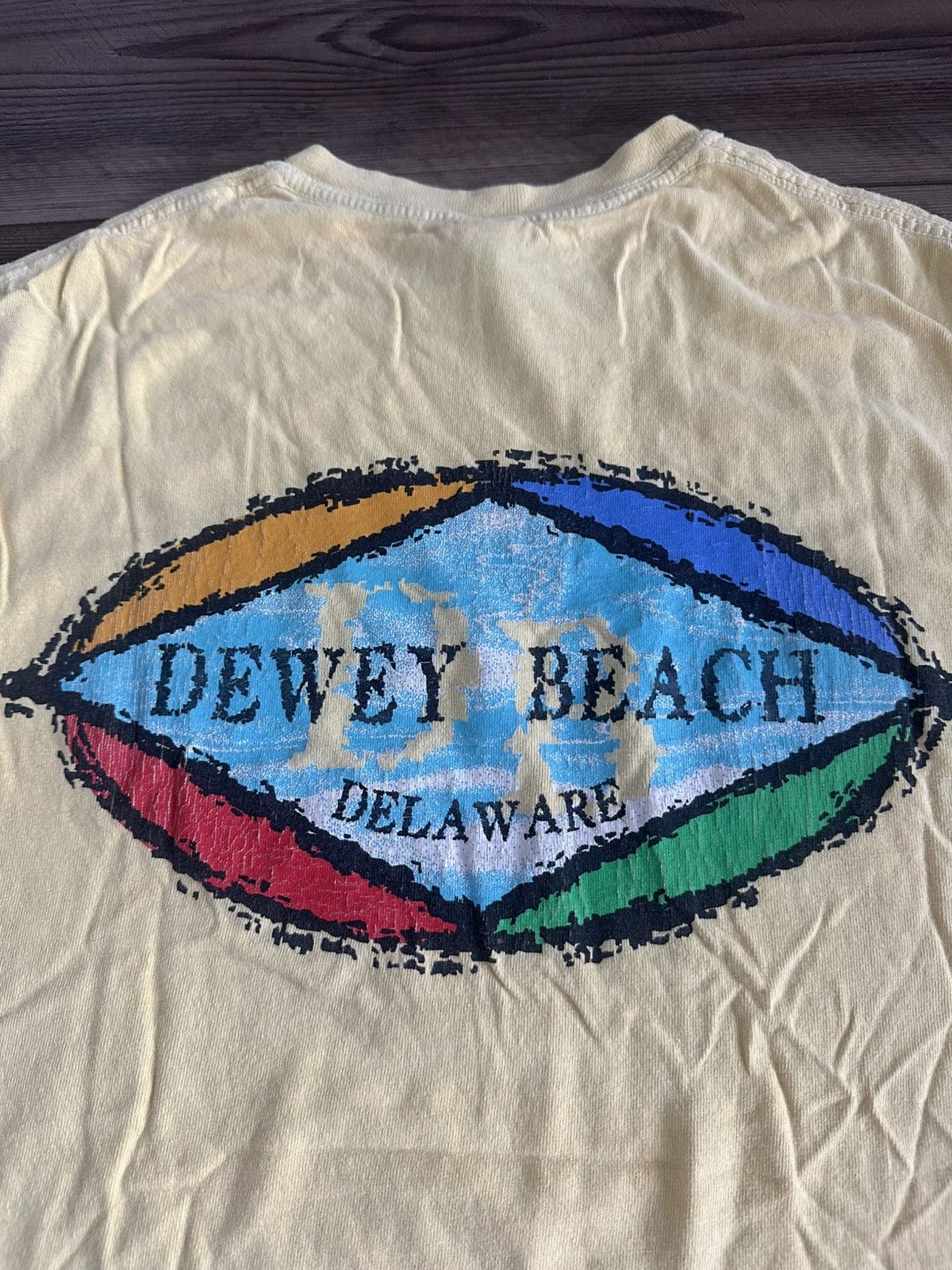 Vintage Vintage Dewey Beach Surf Club Delaware Tee 90s / Y2K Size US S / EU 44-46 / 1 - 3 Thumbnail