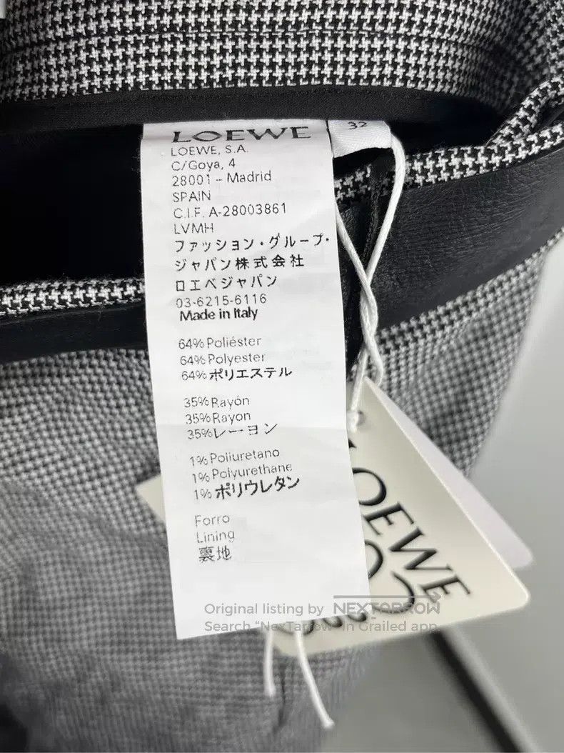 Loewe Loewe Black Letter Logo Patched Pants Size 42" / US 20 - 4 Thumbnail