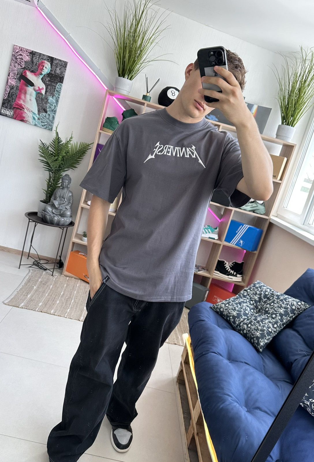 Karl Kani Karl Kani Metaverse Signature graphic T shirt Men M washed Size US M / EU 48-50 / 2 - 13 Thumbnail