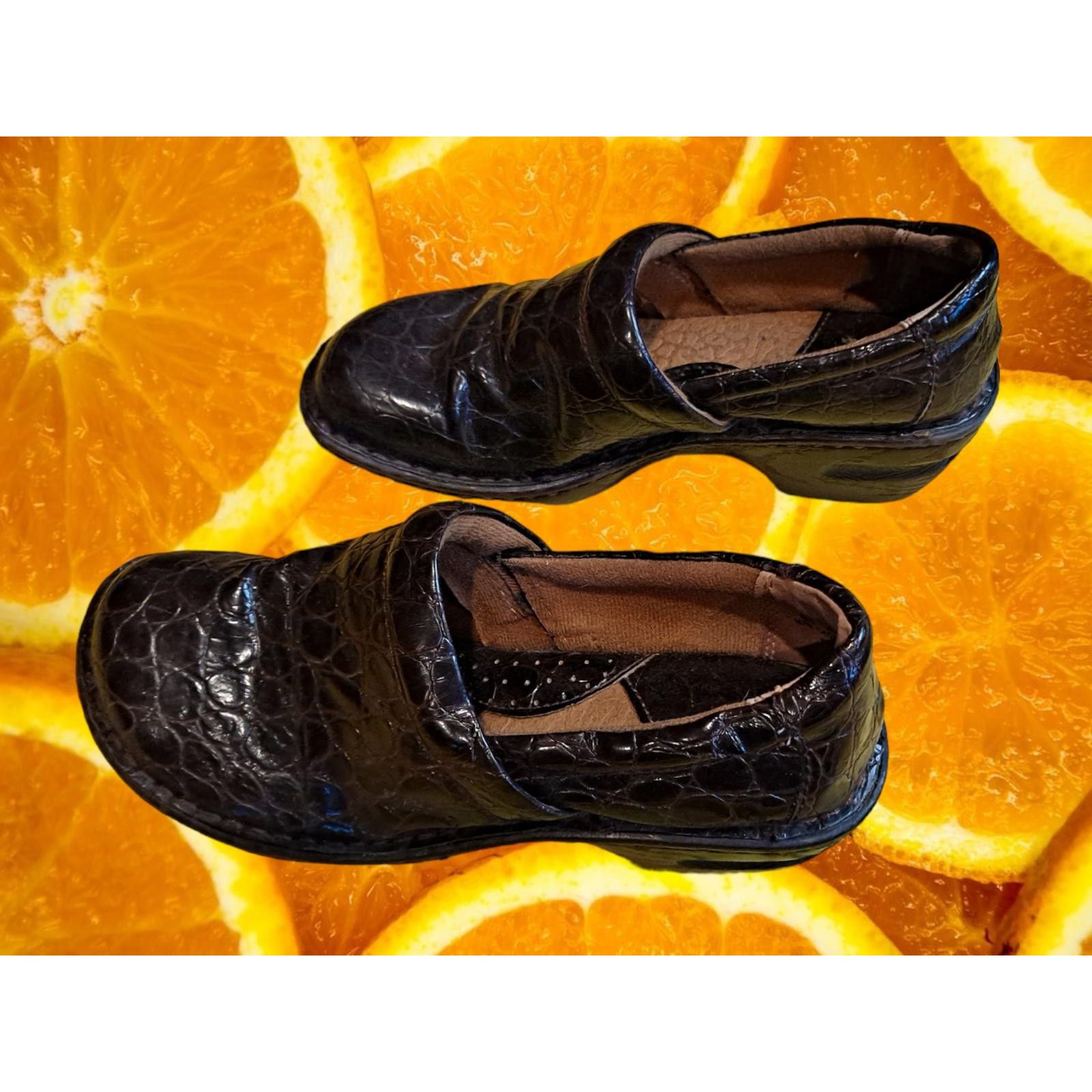 Other B.O.C Black SnakeSkin Print with 2 Inch Heel Clog/Mule Size Size ONE SIZE - 1 Thumbnail