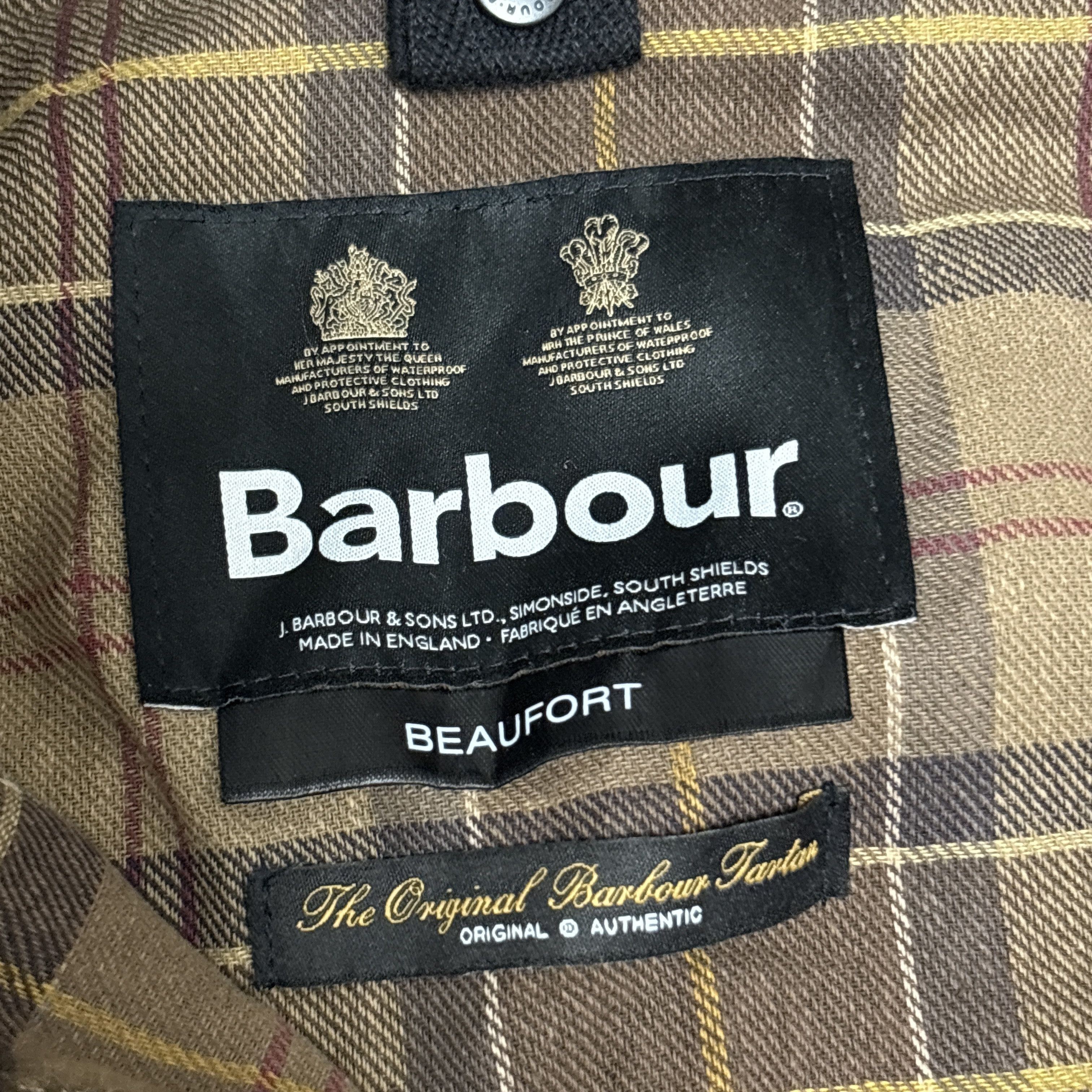 Barbour Barbour Beaufort Wax Jacket Made In England Tartan Lined Size US S / EU 44-46 / 1 - 7 Thumbnail