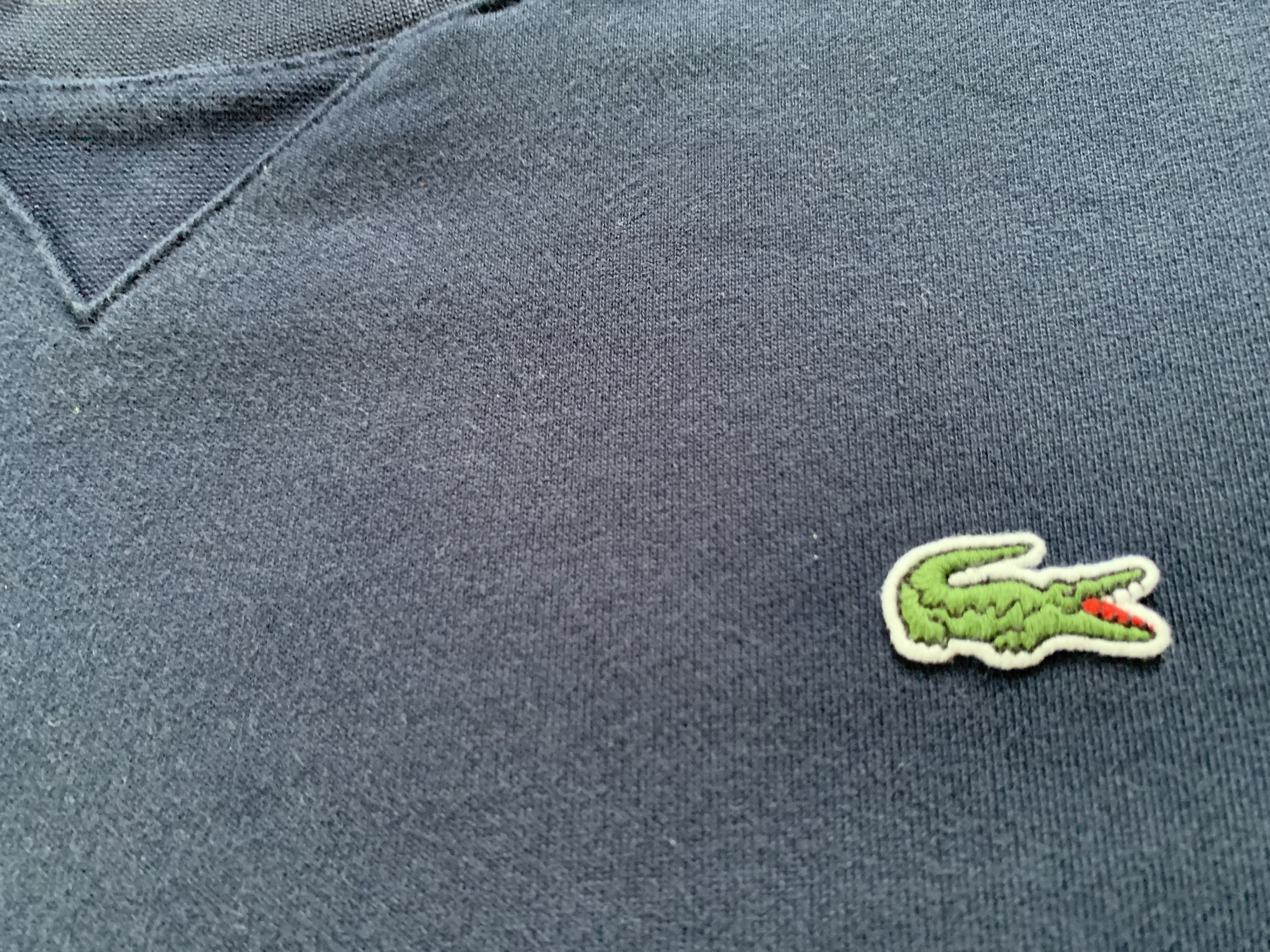 Lacoste × Vintage Lacoste Sport Blue Sweatshirt Size US XXL / EU 58 / 5 - 5 Thumbnail