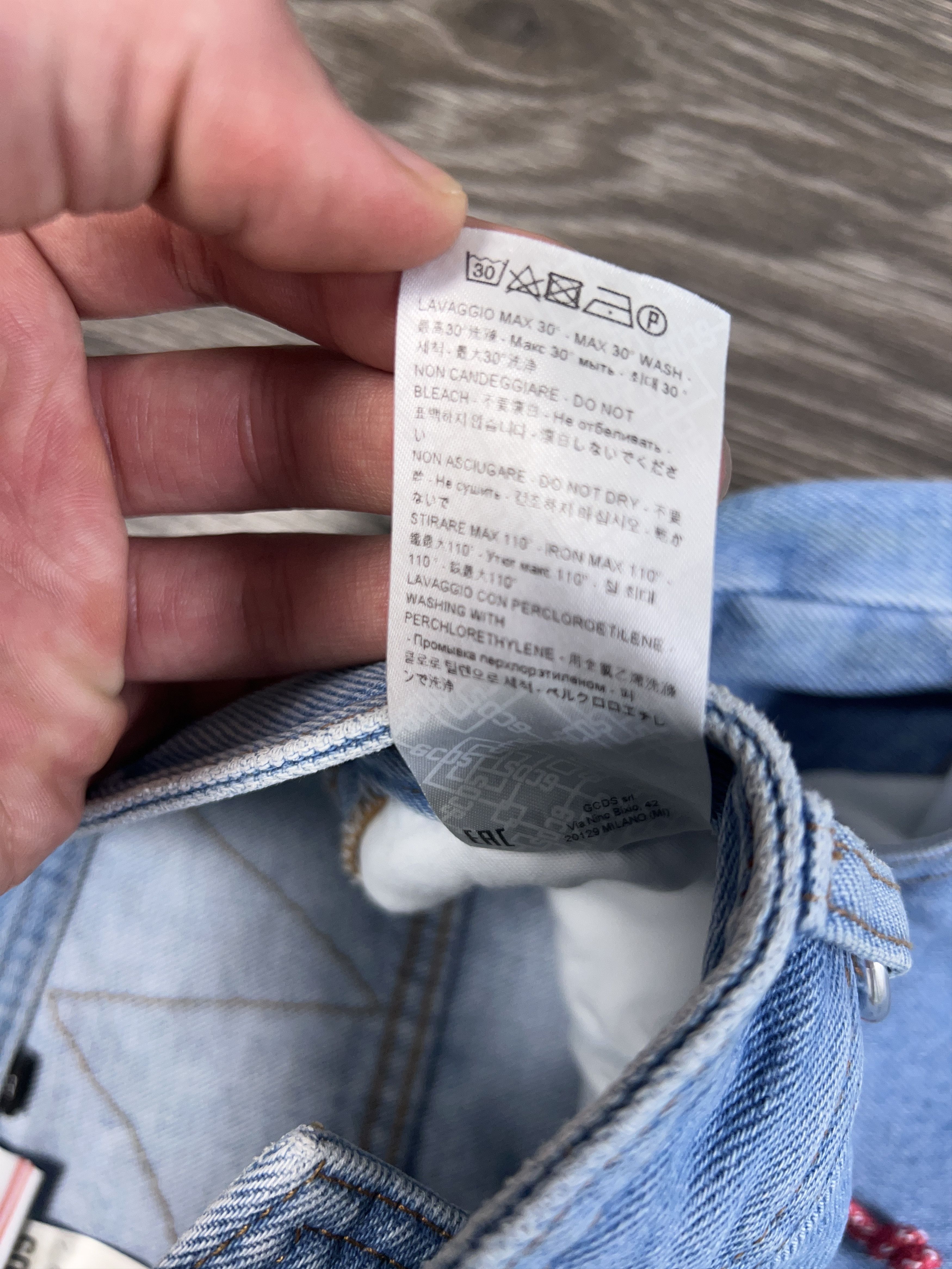 GCDS Ultracargo Denim Multipocket Pants Jeans Wide Leg Size 33 Size US 33 - 12 Thumbnail