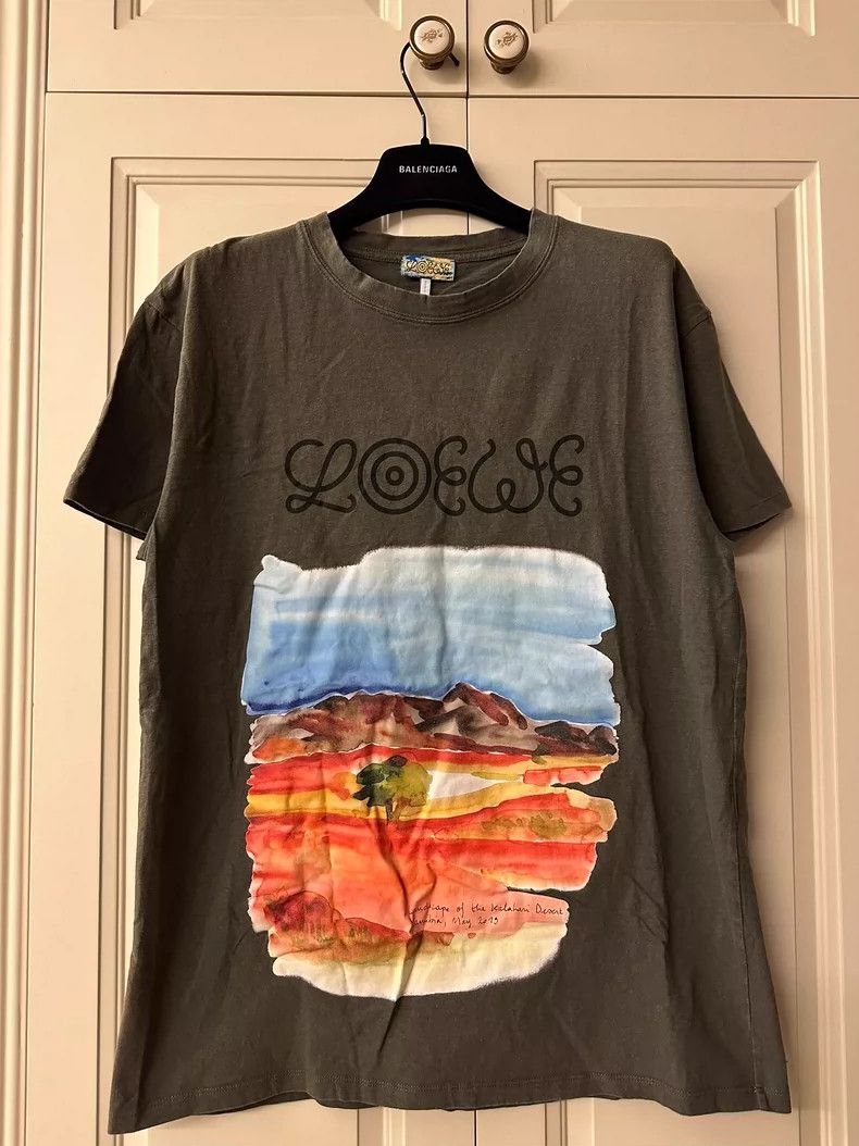Loewe LOEWE Oil painting and printed short sleeves Size S / US 4 / IT 40 - 1 Thumbnail