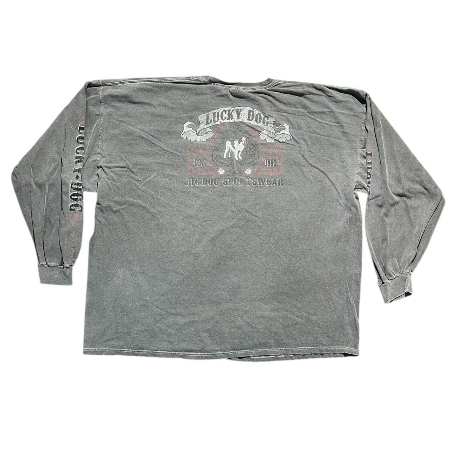 Big Dogs Vintage Big Dogs Maroon Longsleeve Shirt Size US XXL / EU 58 / 5 - 1 Thumbnail