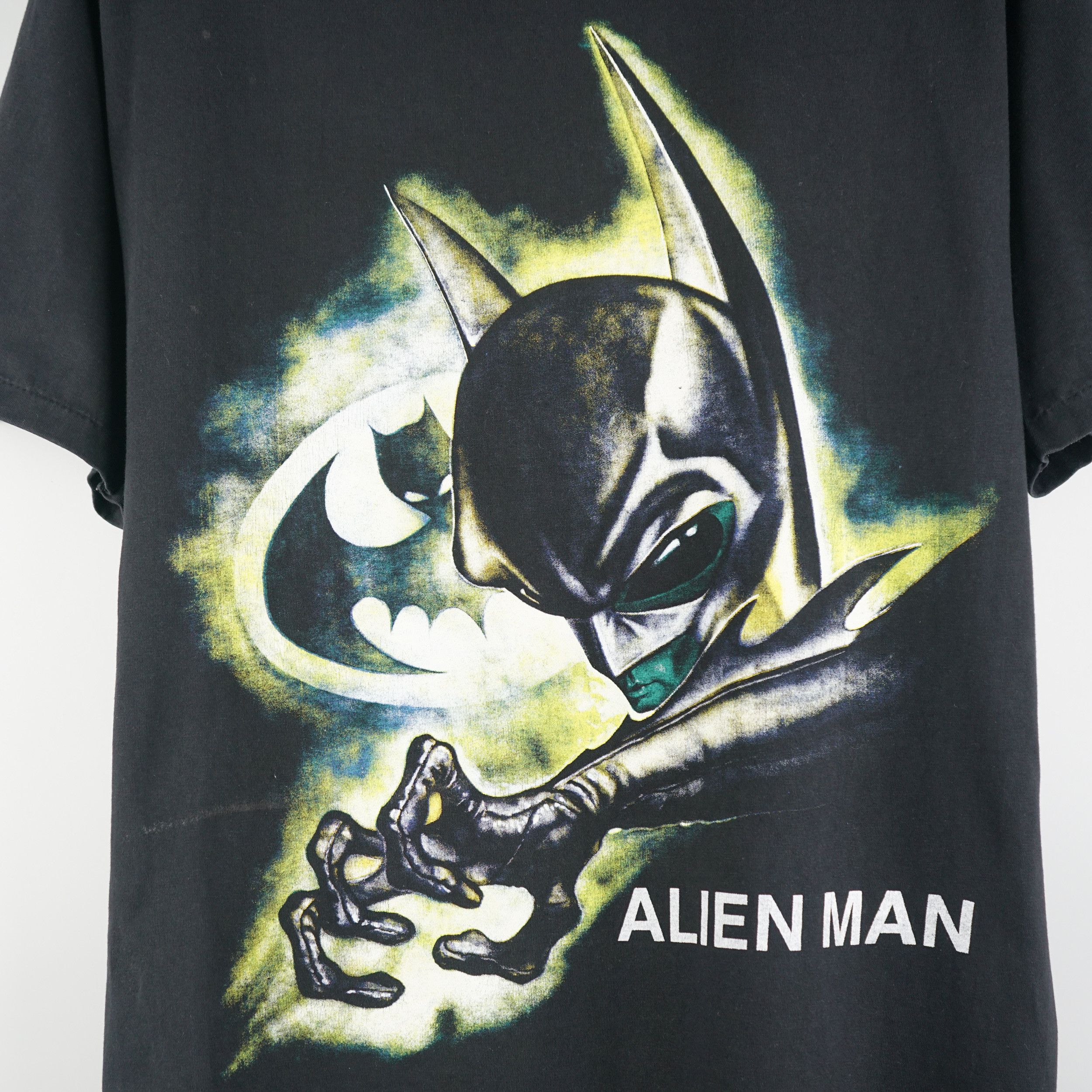 Alien Workshop × Vintage Vintage 1990s Alien Man T-Shirt Size US M / EU 48-50 / 2 - 2 Thumbnail