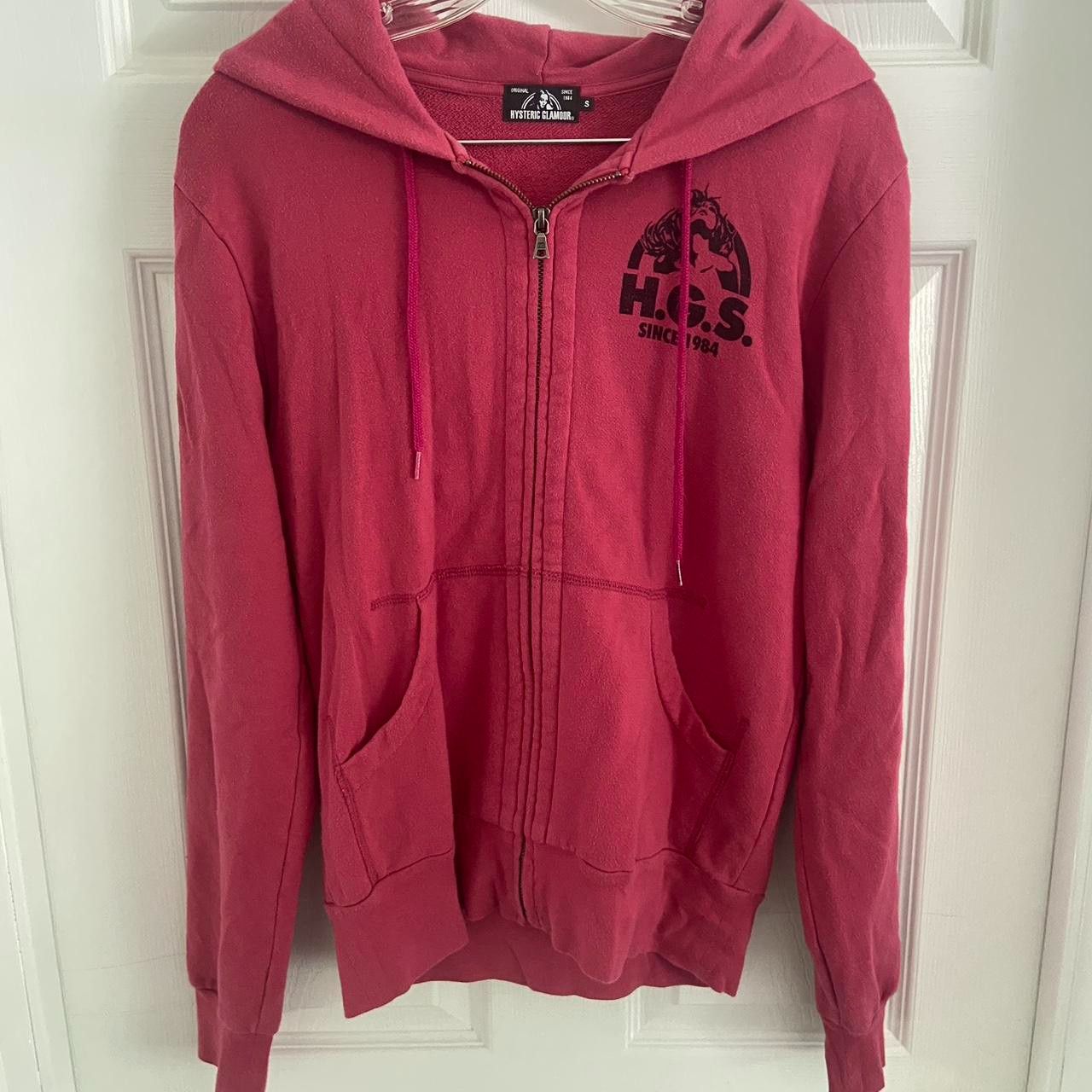 Image of Archival Clothing x Hysteric Glamour 'maximum Sounds' Hoodie in Pink, Men's (Size Small)