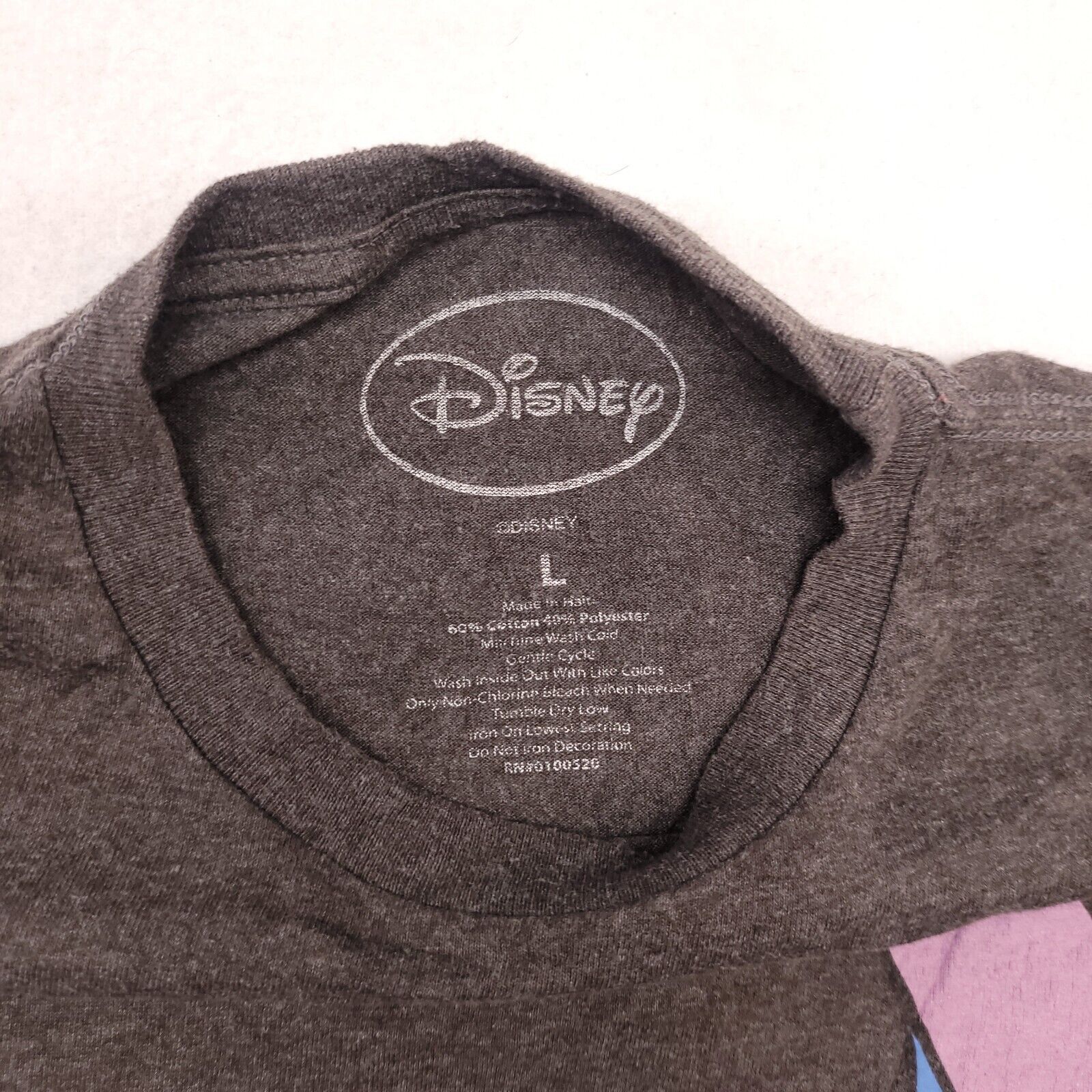 Disney Disney Stitch Pullover Graphic T Shirt Womens Size L Gray Size L / US 10 / IT 46 - 4 Thumbnail