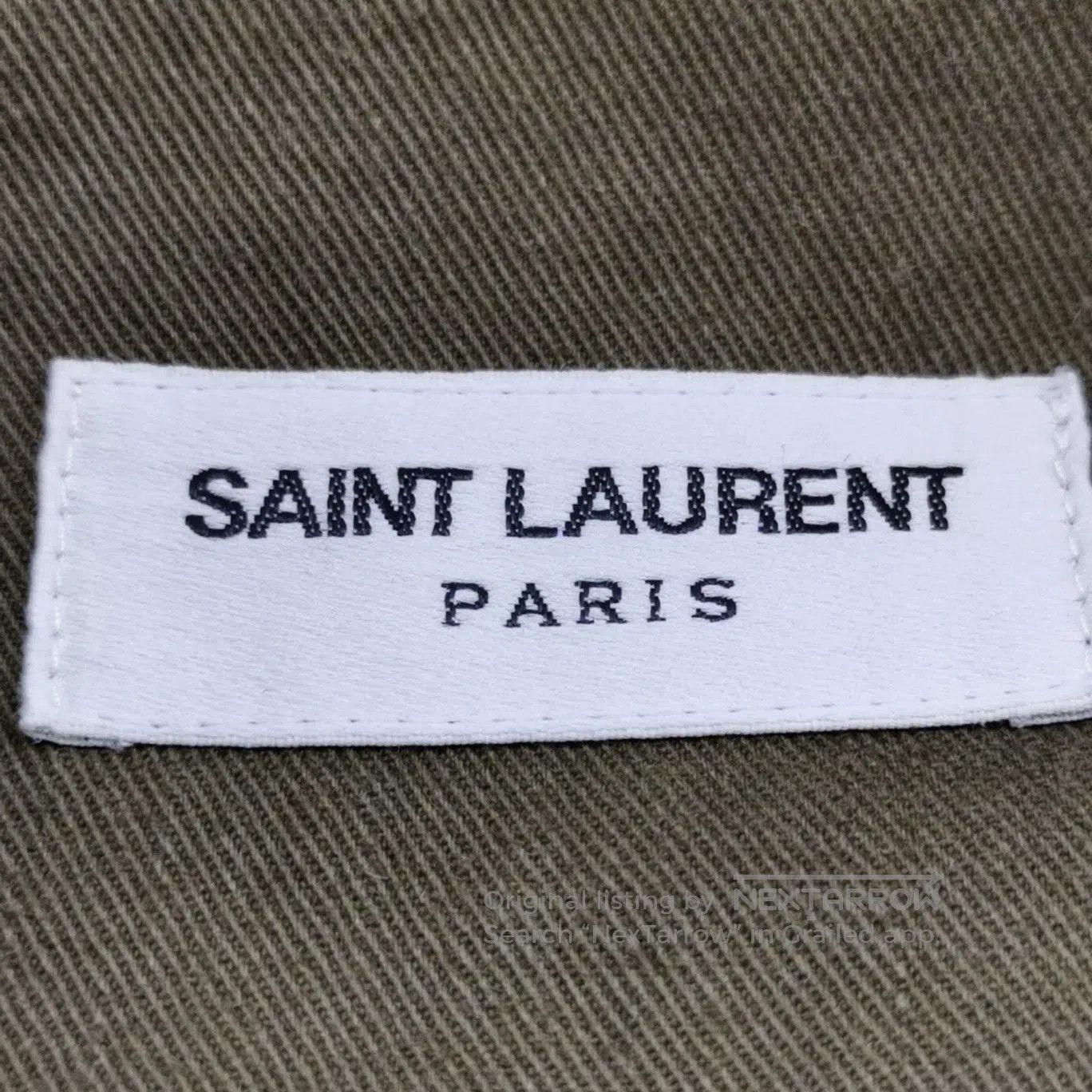 Saint Laurent Paris Saint Laurent XS Cotton-Linen Lapel Coat. Size US XS / EU 42 / 0 - 5 Thumbnail