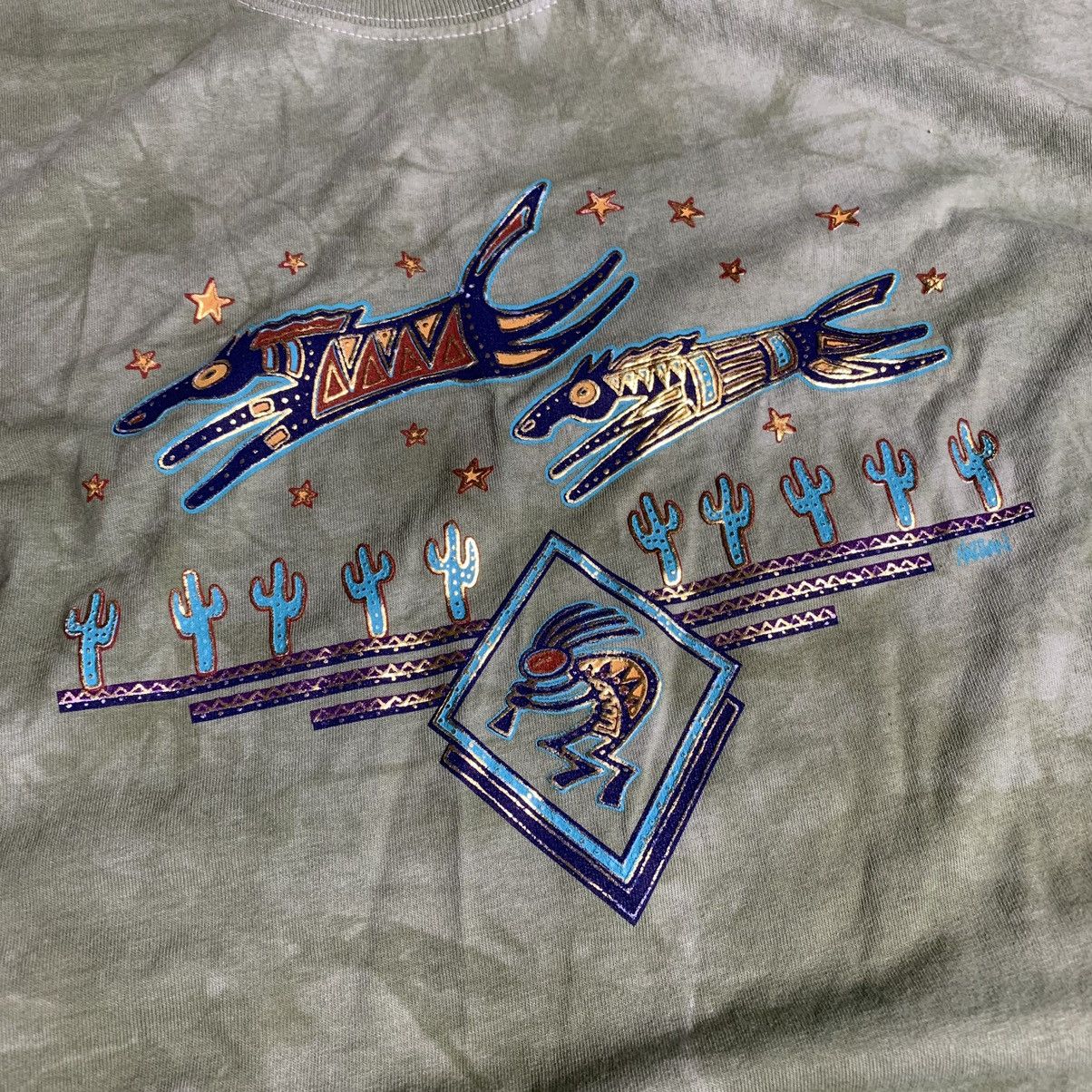 Vintage Vintage Native Art Shirt Anvil Size US XL / EU 56 / 4 - 2 Thumbnail