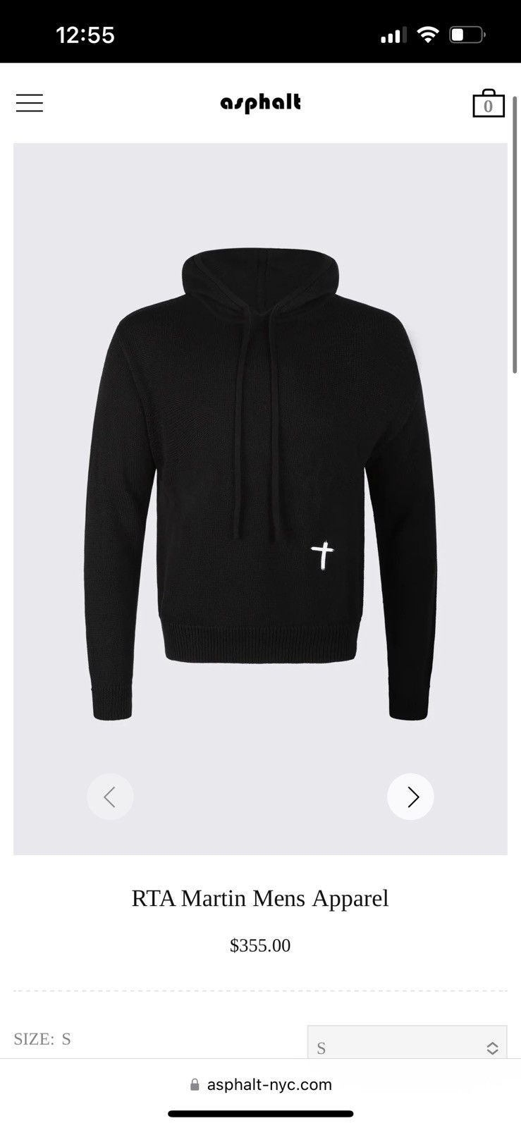 Rta RtA Hoodie Size US XL / EU 56 / 4 - 7 Thumbnail