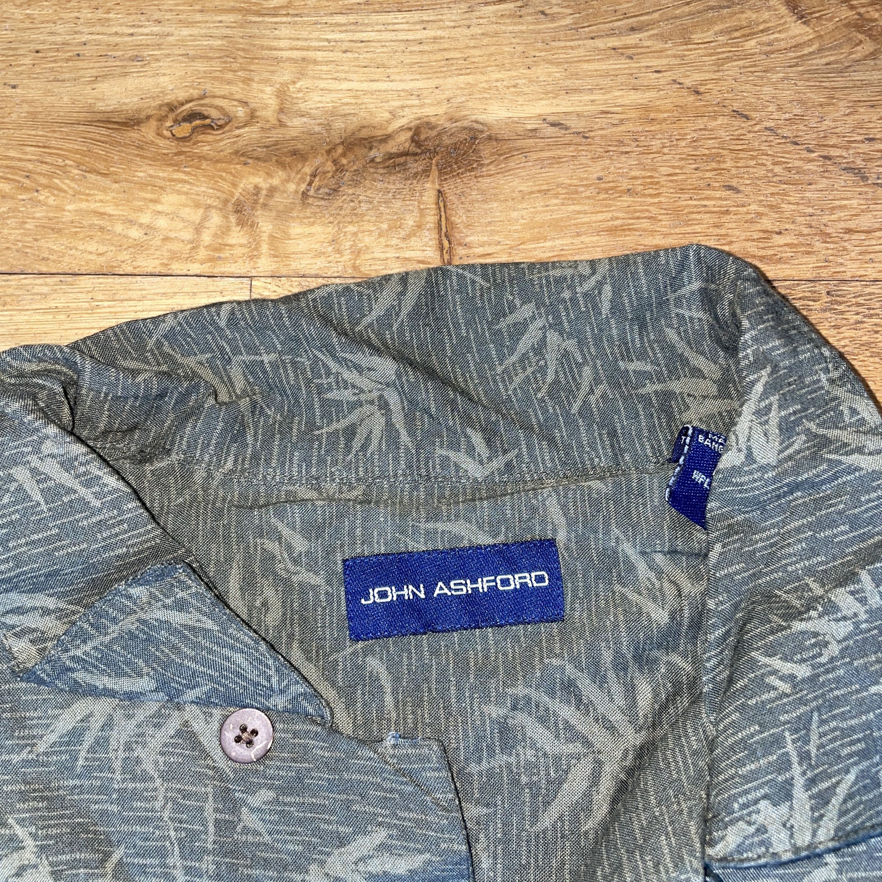 John Ashford × Vintage John Ashford Men's Summer Vacation Shirt 100% Rayon Size XL Size US XL / EU 56 / 4 - 2 Thumbnail