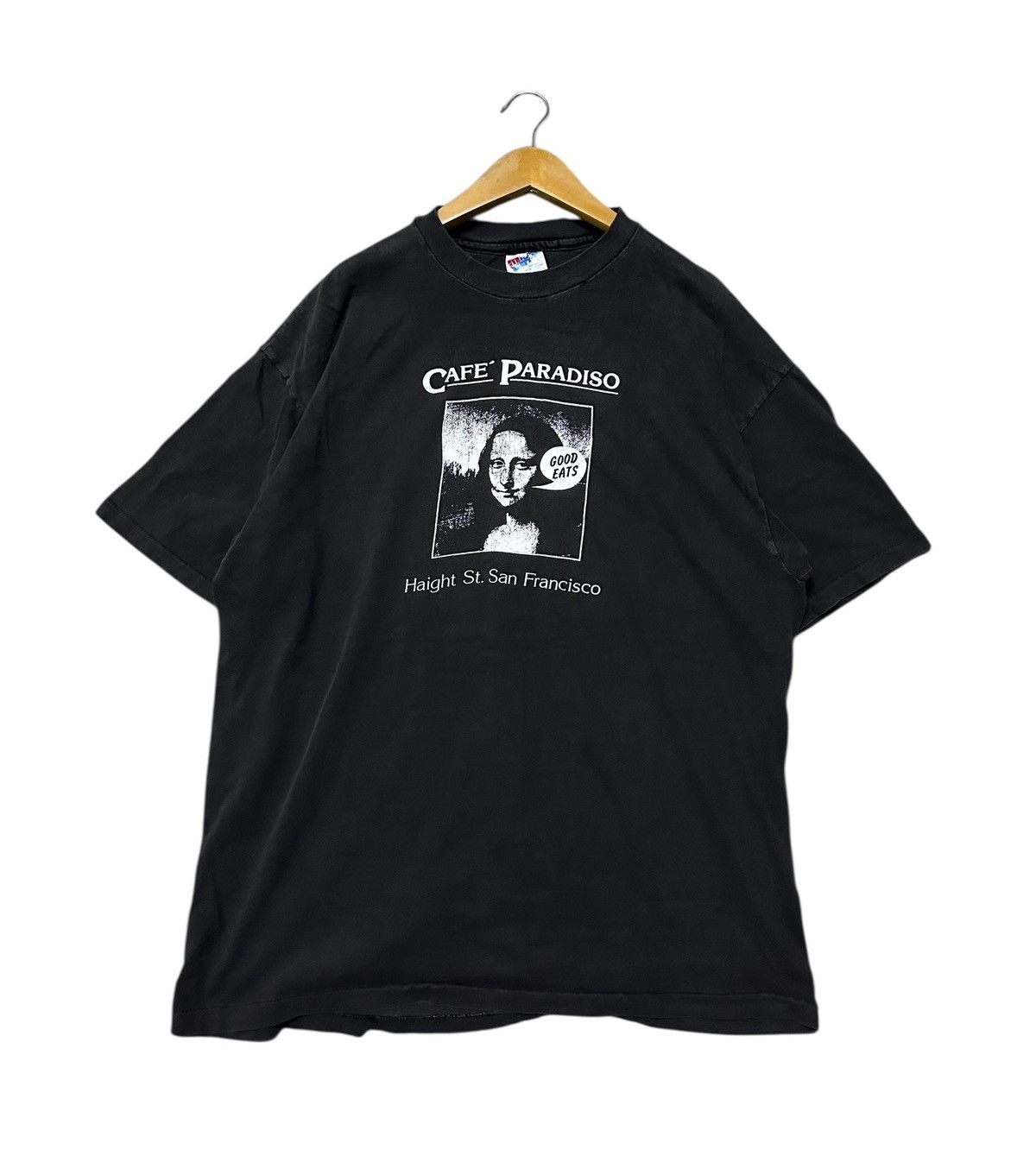 Vintage Vintage 90s Cafe paradiso haigh st san francisco tshirt Size US XL / EU 56 / 4 - 6 Thumbnail