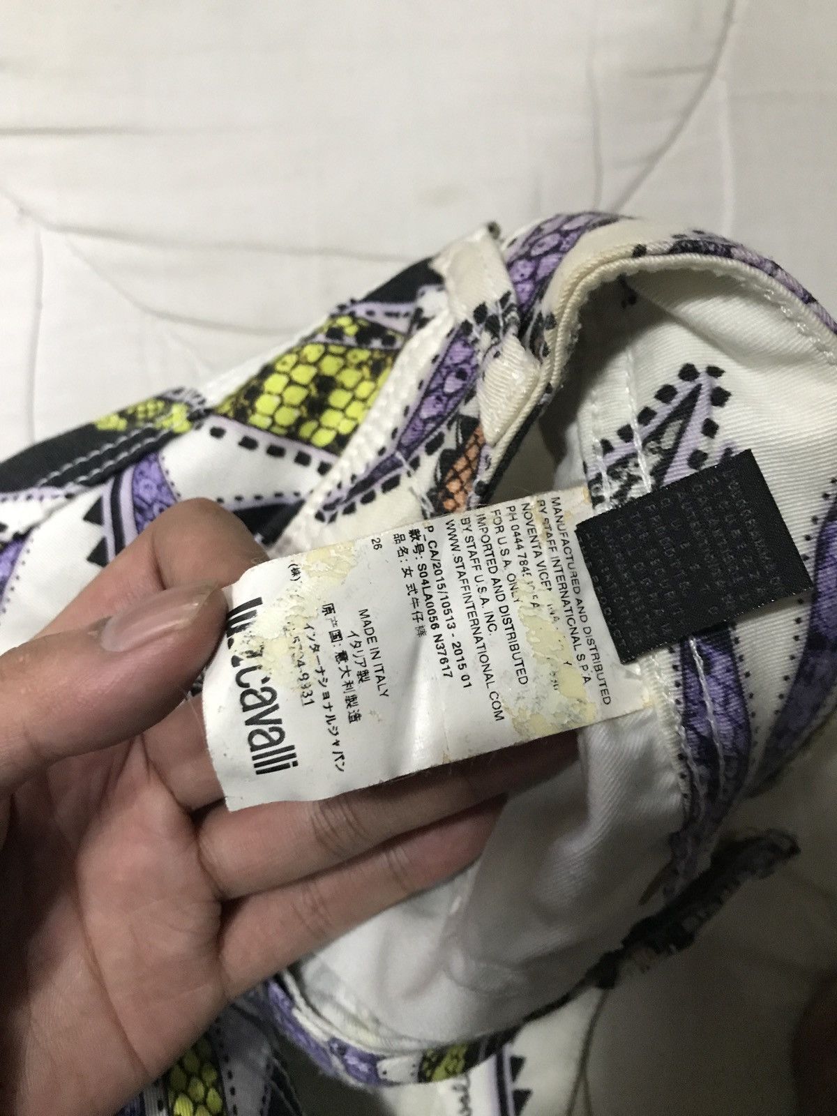 Just Cavalli JUST CAVALLI BY ROBERTO CAVALLI PATTERNED SKINNY Size 26" / US 2 / IT 38 - 6 Thumbnail