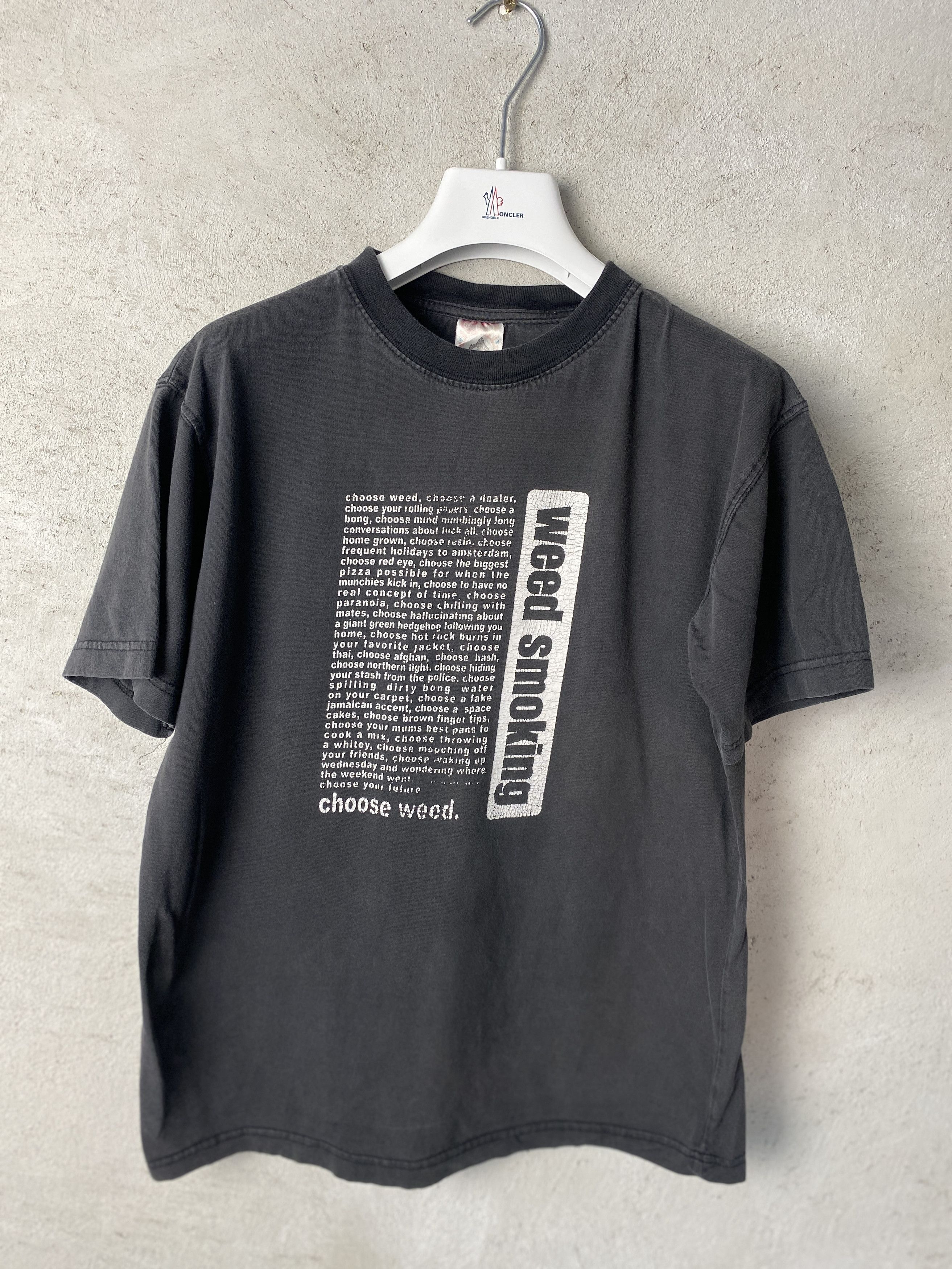 Vintage Vintage weed smoking t-shirt tee printed vintage Size US M / EU 48-50 / 2 - 1 Thumbnail