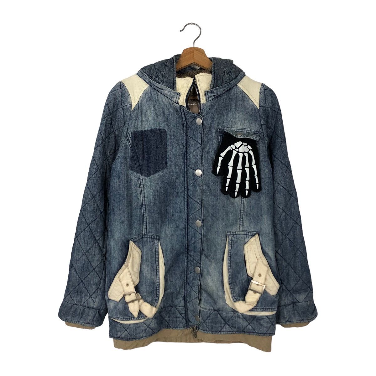 Blue Blue Japan 🔥VINTAGE DENIM JACKET EMOTION BLUE BLUE JAPAN DESIGN Size US M / EU 48-50 / 2 - 1 Thumbnail