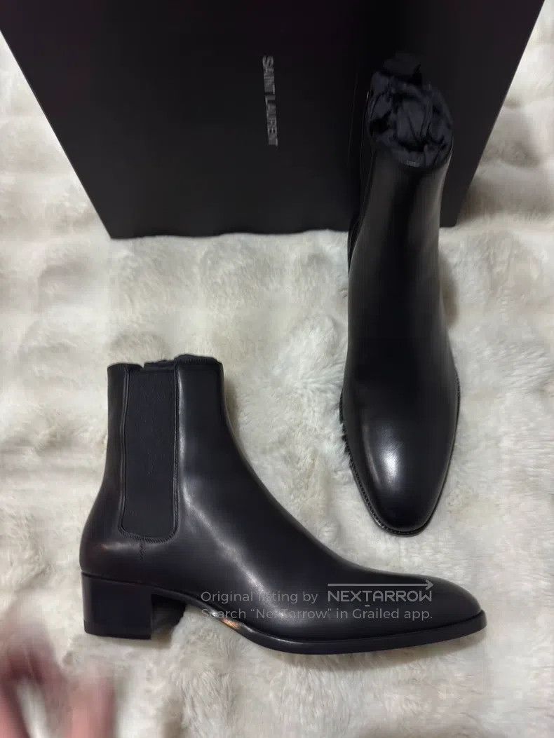Saint Laurent Paris Saint Laurent Paris Chelsea Boots Size US 10 / EU 43 - 2 Thumbnail