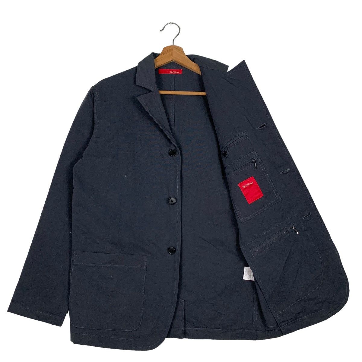 Japanese Brand ORIBE STUDIO Nylon Casual Jacket #0065-C4 Size US M / EU 48-50 / 2 - 10 Thumbnail