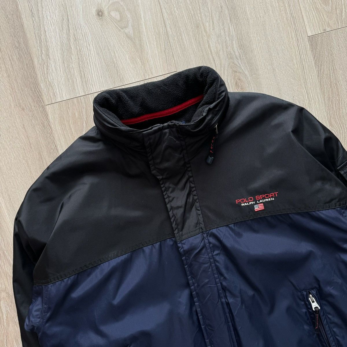 Polo Ralph Lauren × Ralph Lauren Sport × Vintage Vintage Polo Sport Ralph Lauren Nylon Jacket 90s Y2K Size US L / EU 52-54 / 3 - 2 Thumbnail