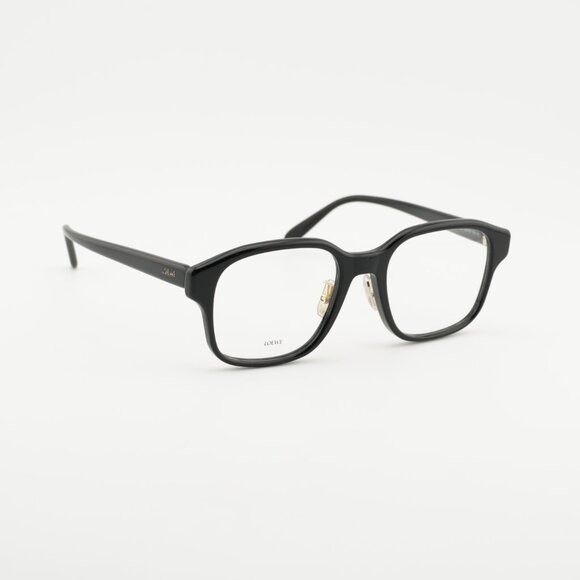 Loewe Loewe LW50084F 001 Eyeglasses Shiny Black 53mm Square Frame Size ONE SIZE - 5 Thumbnail