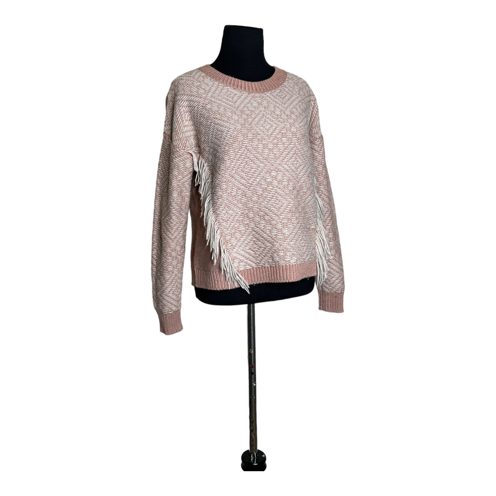 Madewell Madewell Blush Argyle Southwest Pullover Sweater Size XXS Size XXS / US 00 / IT 34 - 8 Thumbnail