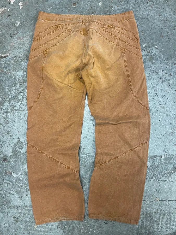 Designer × Just Cavalli × Vintage AW2005 Cavalli Large Relaxed Faded Orange Pants Size US 34 / EU 50 - 5 Thumbnail