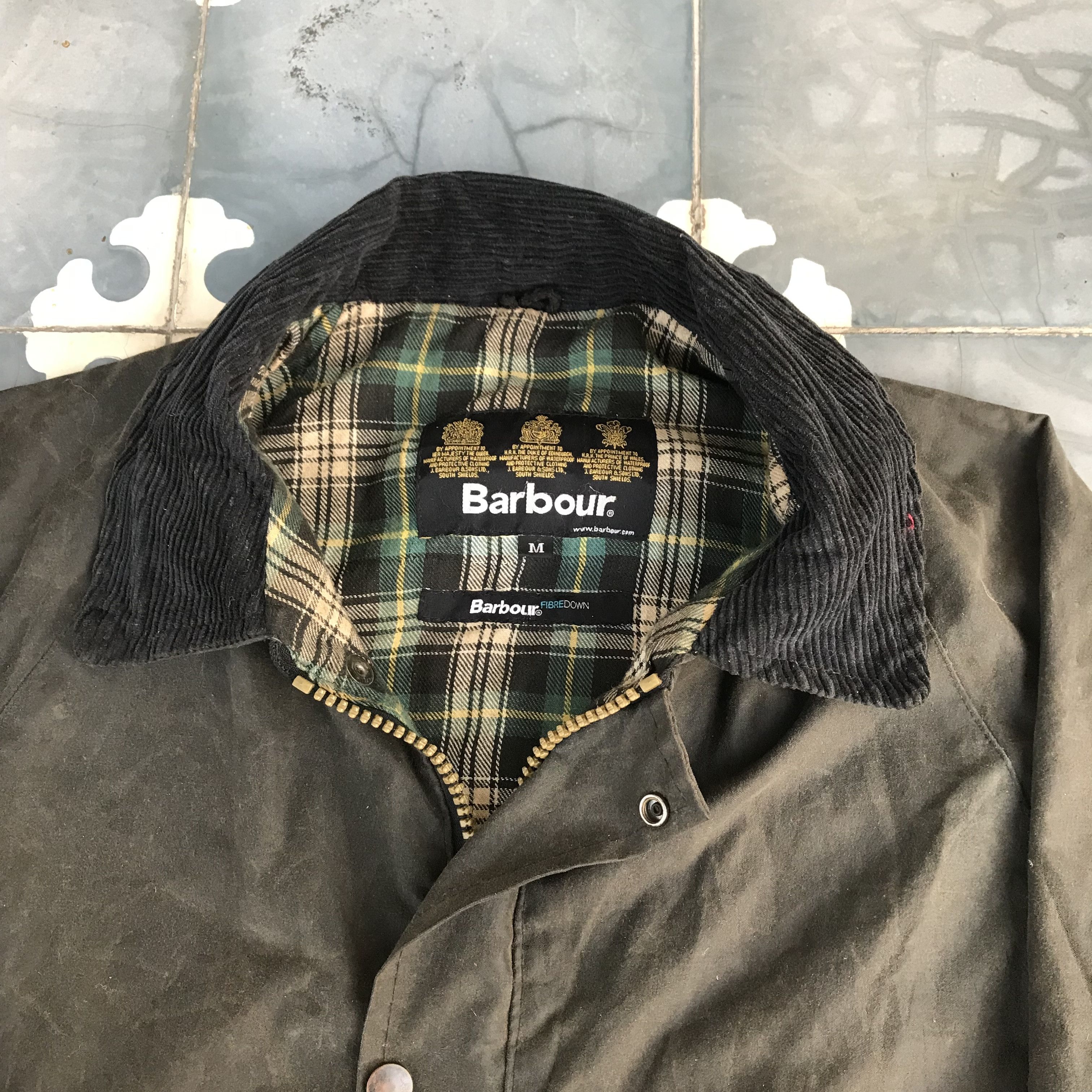 Barbour Barbour Fibredown Bretby Gillet Jacket MgI0024 Grey Waxed Size US L / EU 52-54 / 3 - 5 Thumbnail
