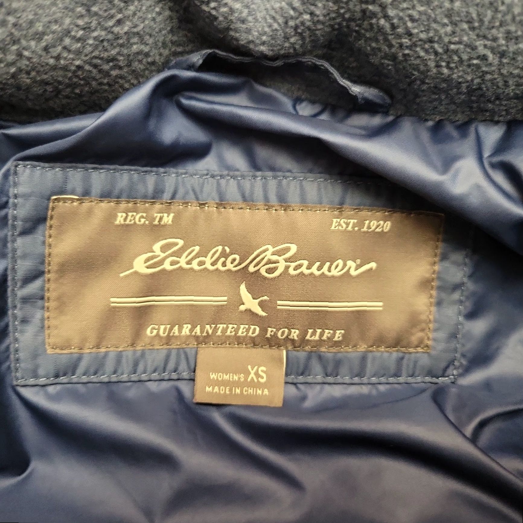 Eddie Bauer VINTAGE Eddie Bauer Down Coat Womens XS Blue Puffer Jacket Removable Hood Long Parka Size XS / US 0-2 / IT 36-38 - 7 Thumbnail