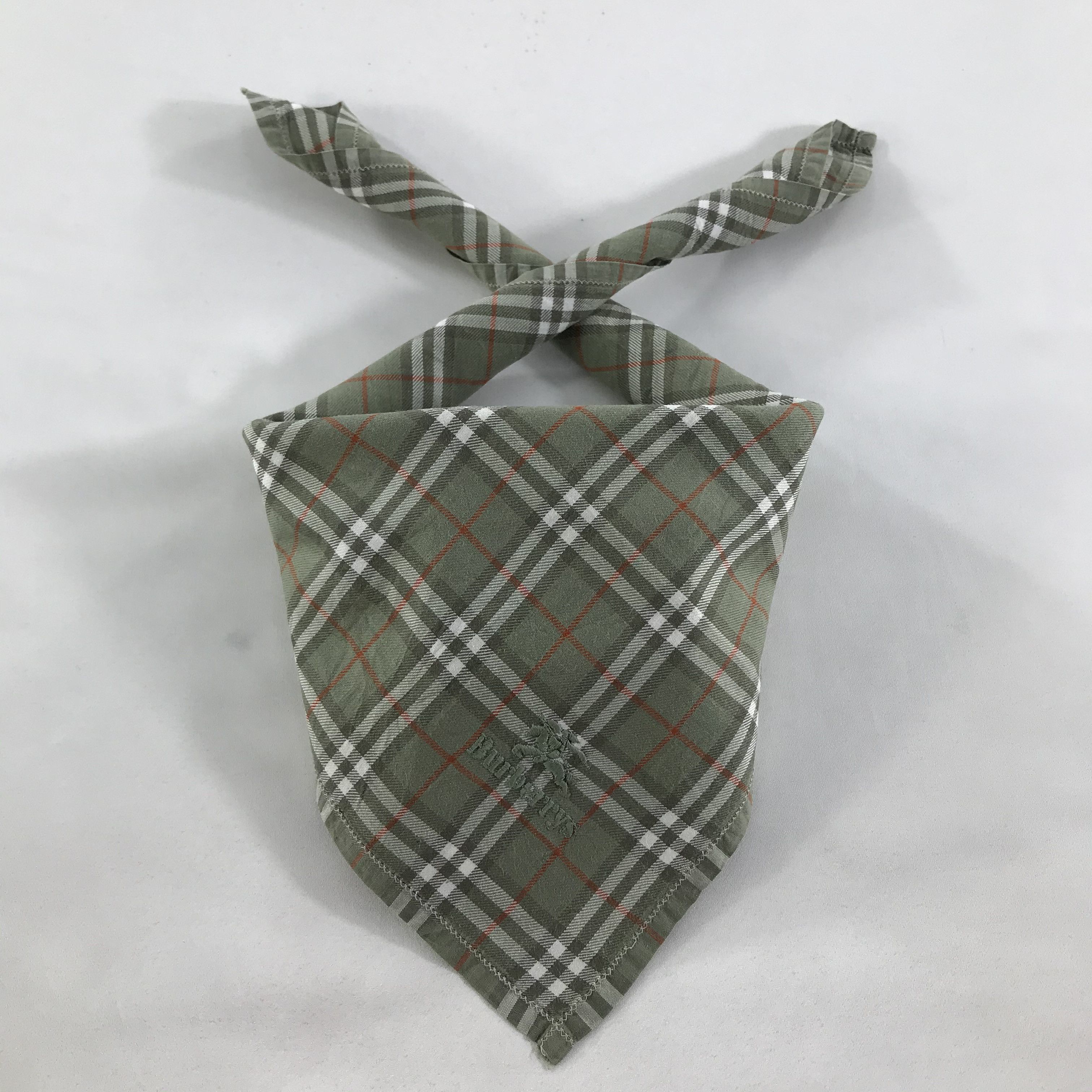 Burberry × Vintage Burberry Bandana / Handkerchief / Neckerchief - S1565 Size ONE SIZE - 3 Thumbnail