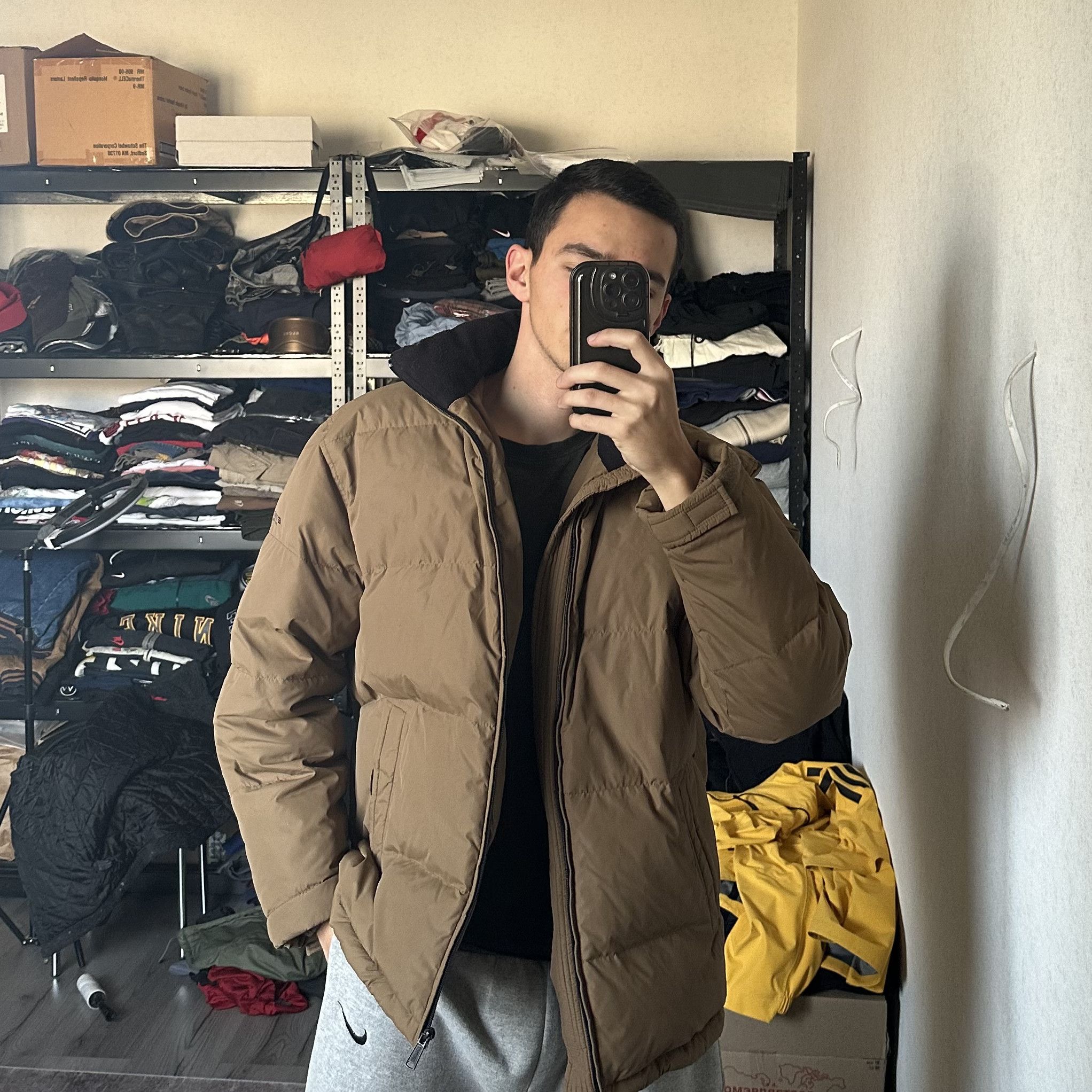 Japanese Brand Avant Garde Nylon Puffer Down Blank Jacket Size US L / EU 52-54 / 3 - 10 Thumbnail
