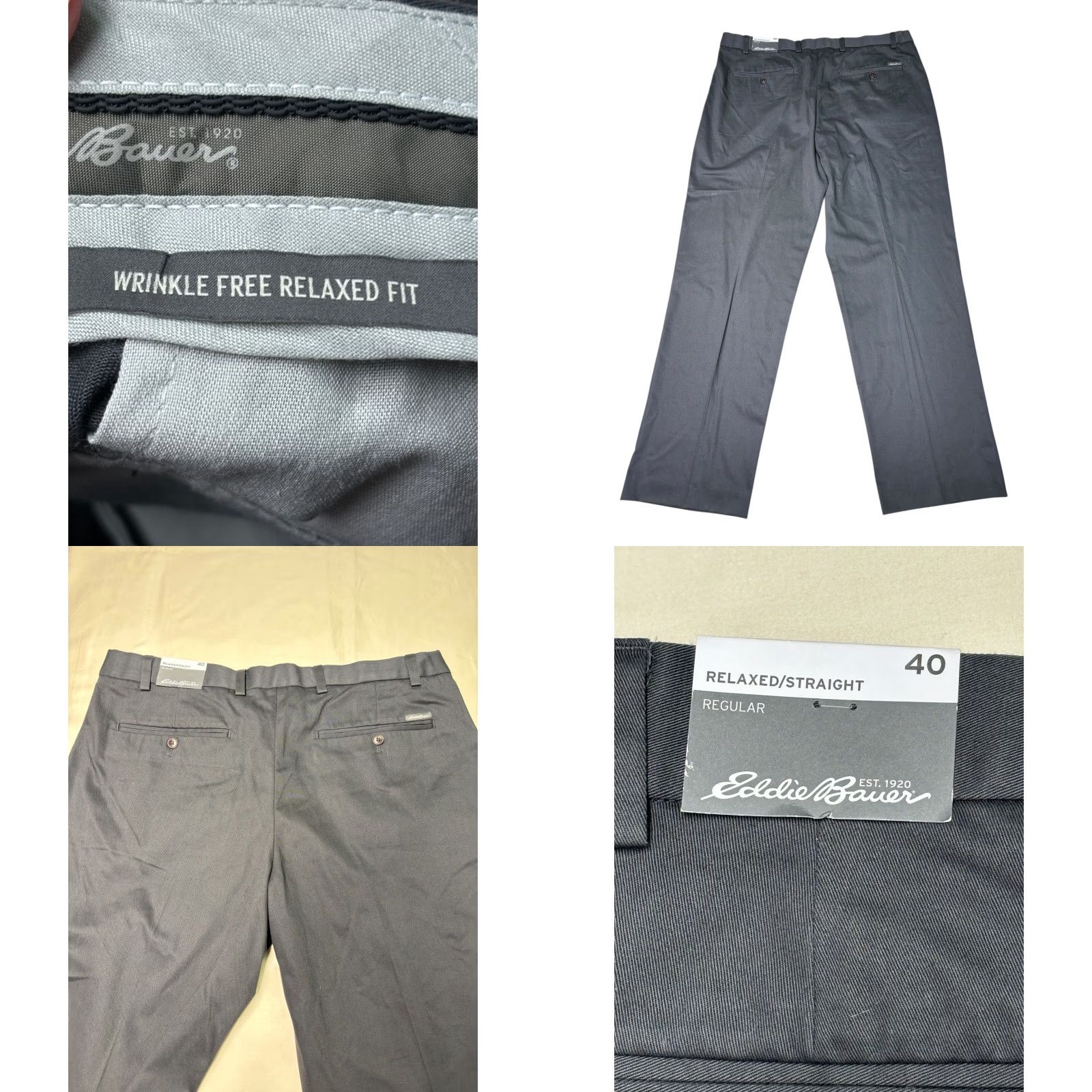 Eddie Bauer **Eddie Bauer Mens Relaxed Fit Wrinkle Free Carbon Pants Size 40** User: Eddie Bauer Mens Relaxed Fit Wrinkle Free Carbon Pants Size 40 Size US 40 / EU 56 - 8 Thumbnail