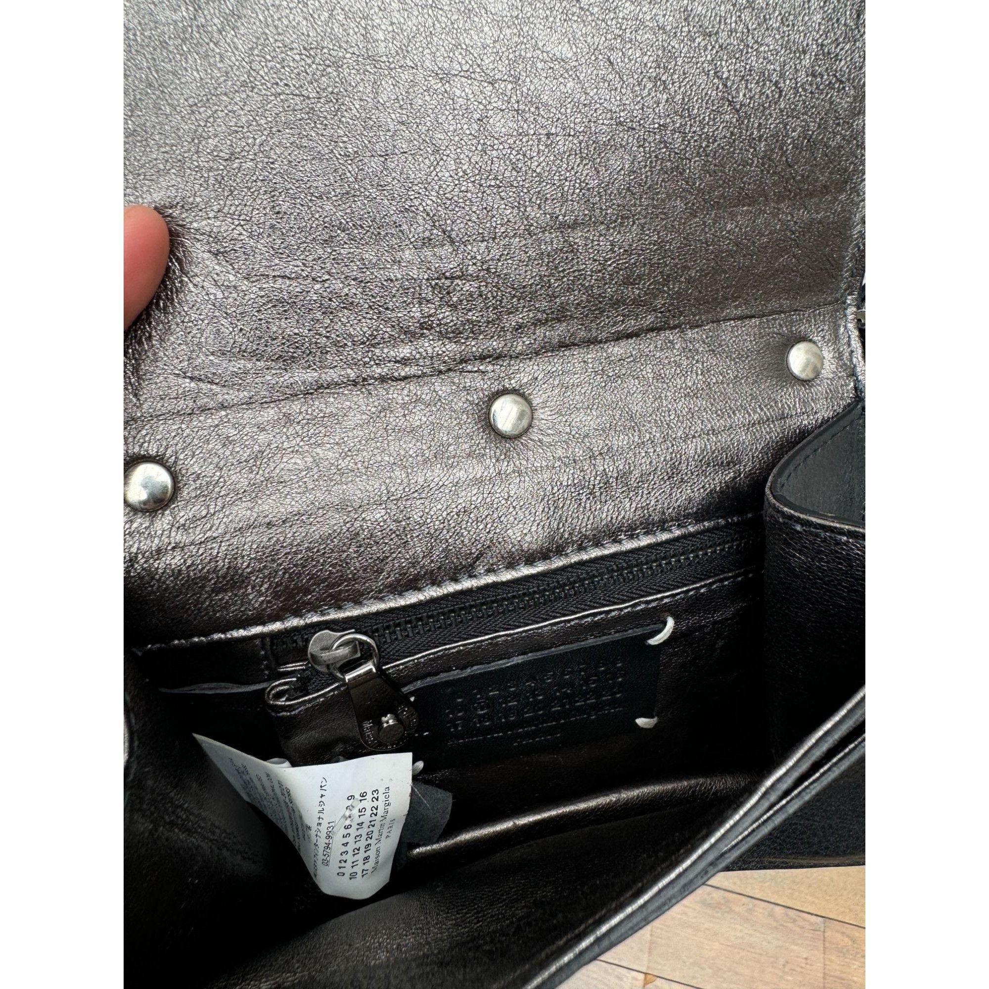 Maison Margiela SS 2012 Black Leather Handbag Size ONE SIZE - 6 Thumbnail